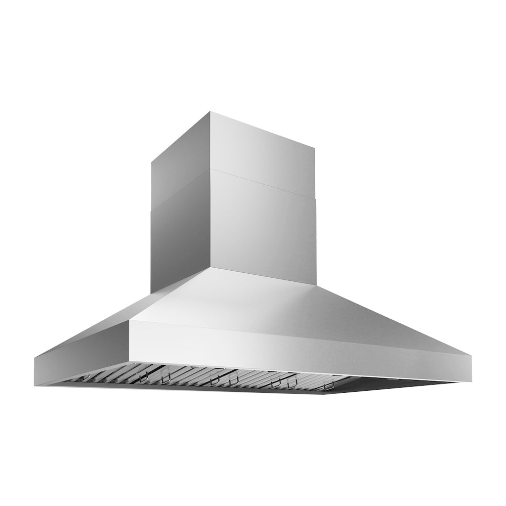 ZLINE 60 Inch Wall Mount Outdoor Grill Hood (GOW1 60) - Stainless Steel Range Hood for Backyard BBQ, Patio Cooking & Outdoor Kitchen Ventilation
