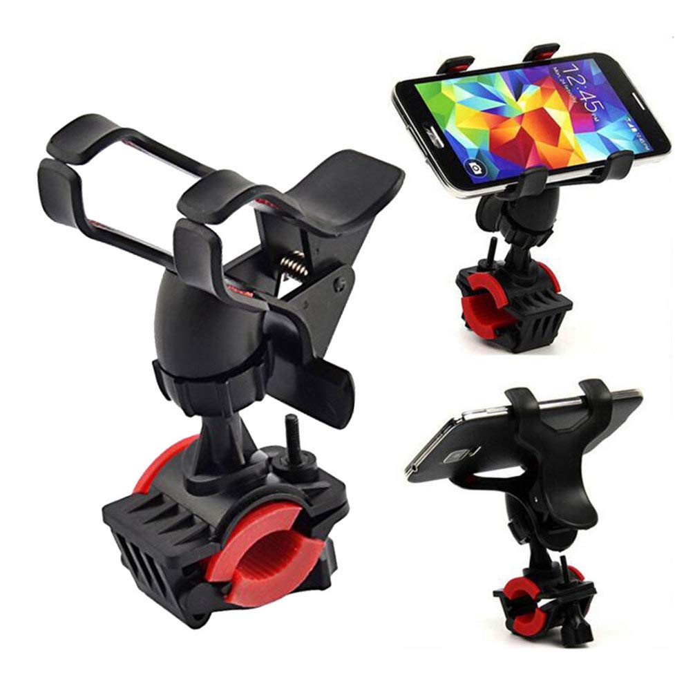 Hemobllo 360° Rotating Bike Phone Mount - Universal Silicone Holder for Smartphones - Compatible with Road, Mountain & Motorcycle Bikes - Perfect for GPS Navigation & Outdoor Cycling Adventures
