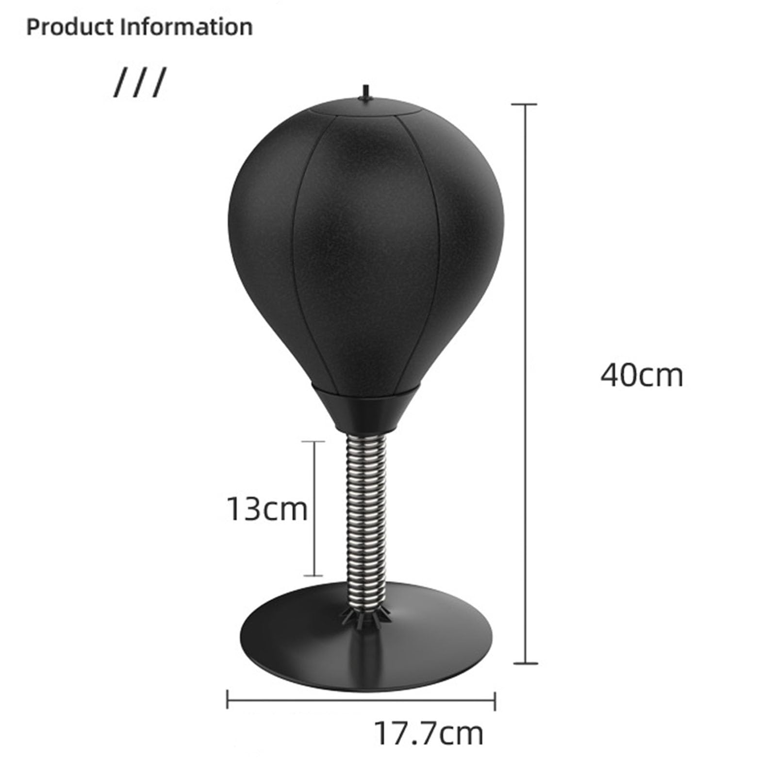 Fun Punch Rage Bag for Stress Relief - Desktop Punching Ball for Kids & Adults at Home/Office
