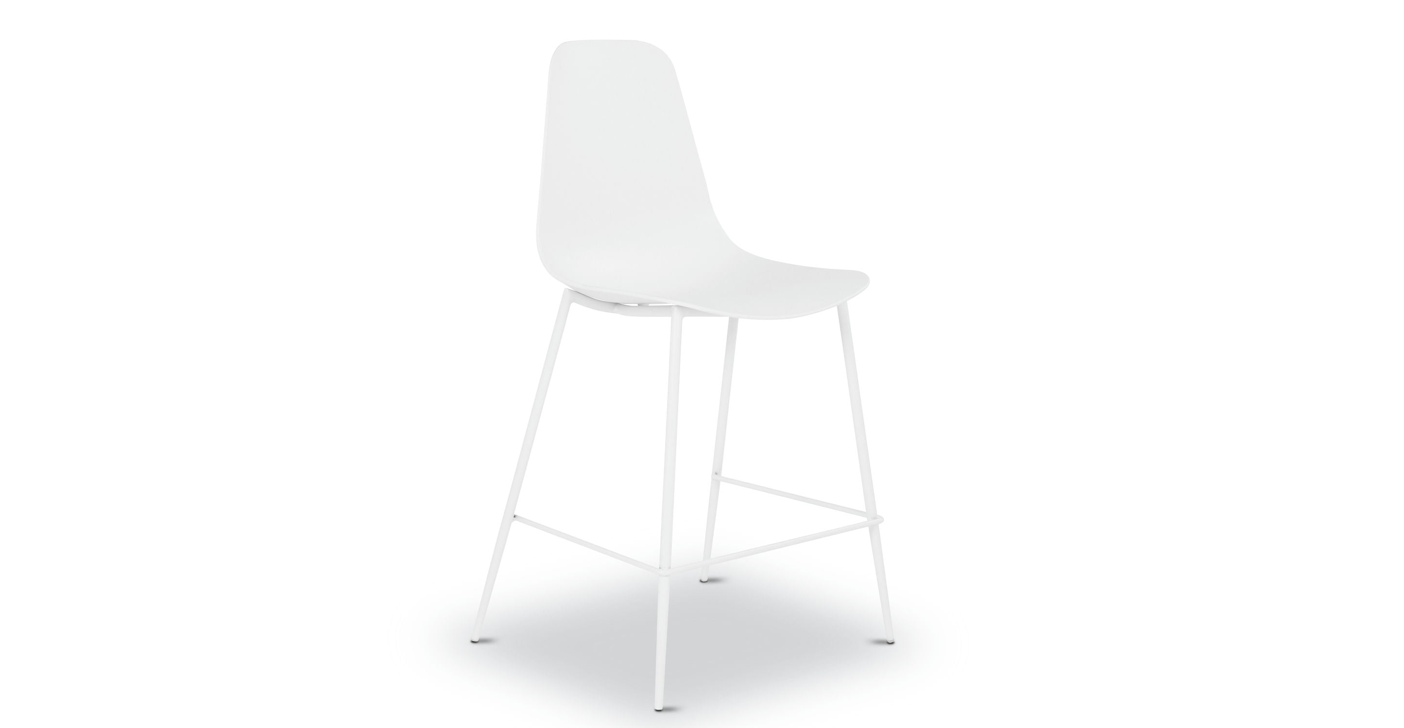 Isla Counter Height Stool - Adjustable Bar Stool with Backrest, Modern Kitchen Island Stool for Dining & Breakfast Nook, Perfect for Home, Cafe & Restaurant Use
