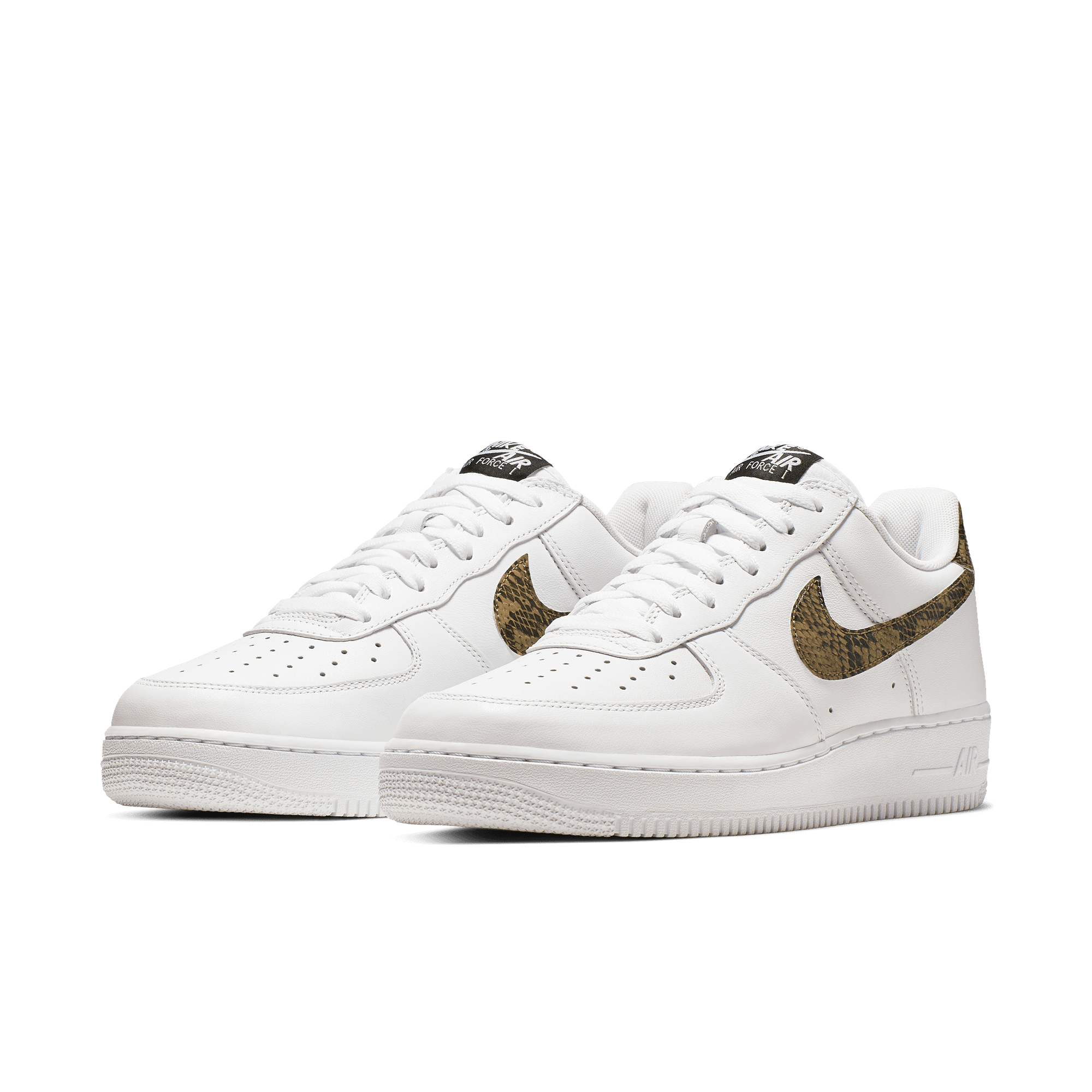Nike Air Force 1 Low Retro Premium QS Sneakers in Ivory Snake Print - Stylish Casual Shoes for Men & Women | Perfect for Streetwear, Everyday Fashion and Sneaker Collection