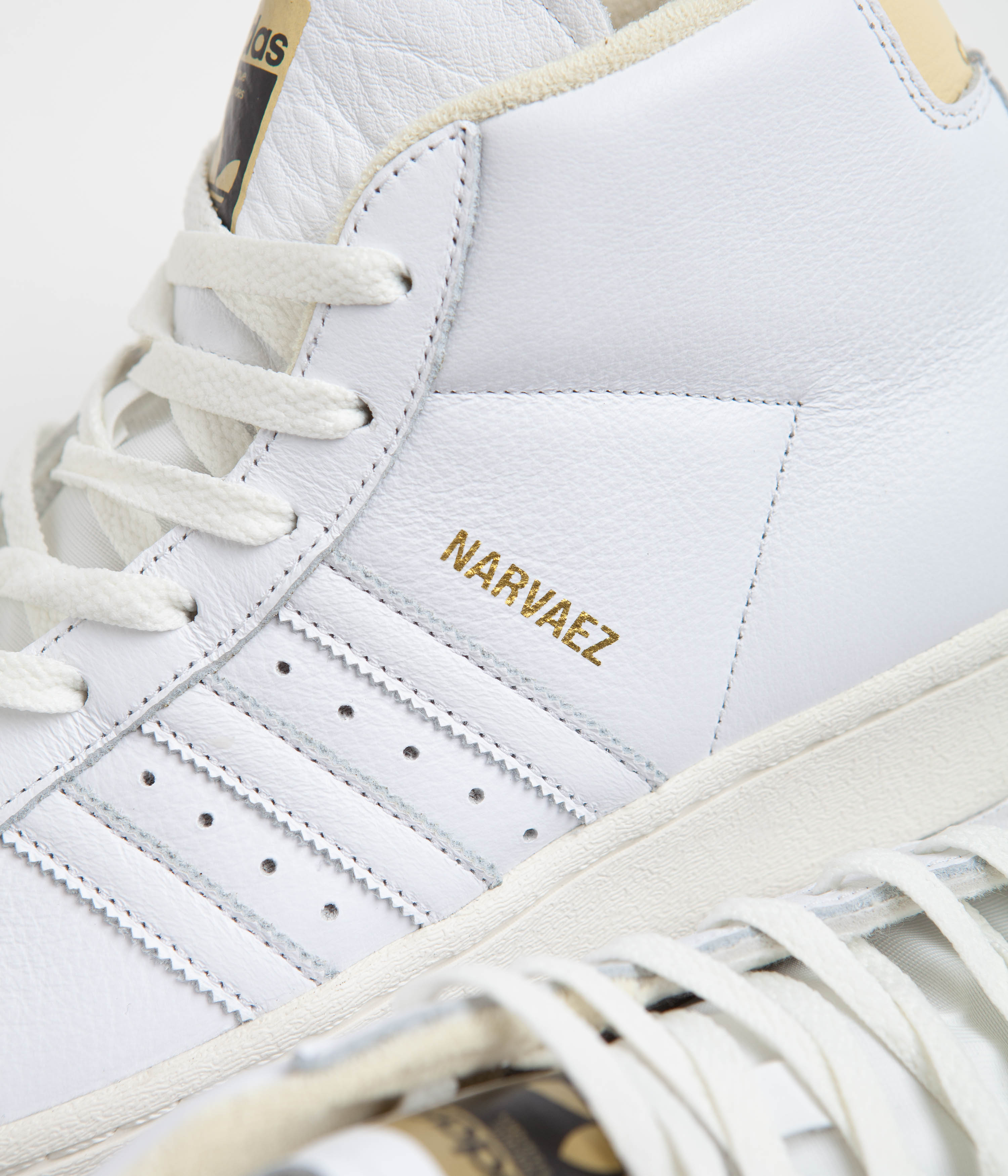 Adidas Sam Narvaez Pro Model ADV Skateboarding Shoes - Men's White & Yellow High-Performance Sneakers for Street Skating and Casual Wear