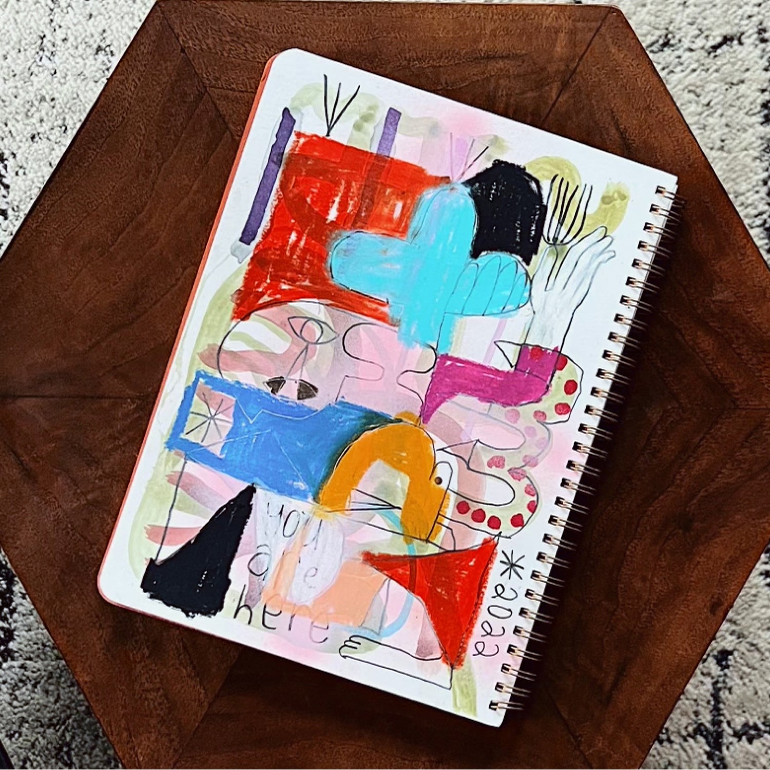 Mixed Media Art Book for Scrapbooking, Journaling & Collage - Perfect for DIY Crafts, Memory Keeping & Creative Projects
