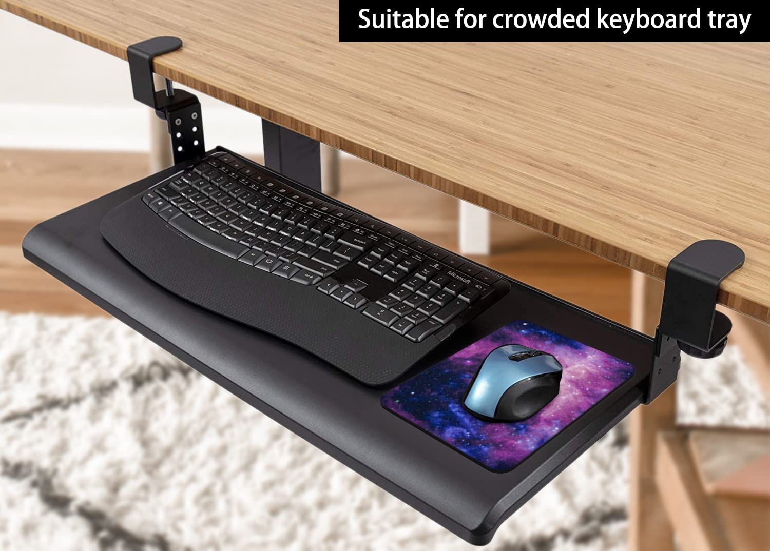 Audimi Small Mouse Pad 6x8 Inches - Mini Thick Non-Slip Mouse Pad for Laptop & Wireless Mouse - Portable, Washable Office & Travel Accessory - Purple Galaxy Design - Perfect for Home, Office & Gaming Setup