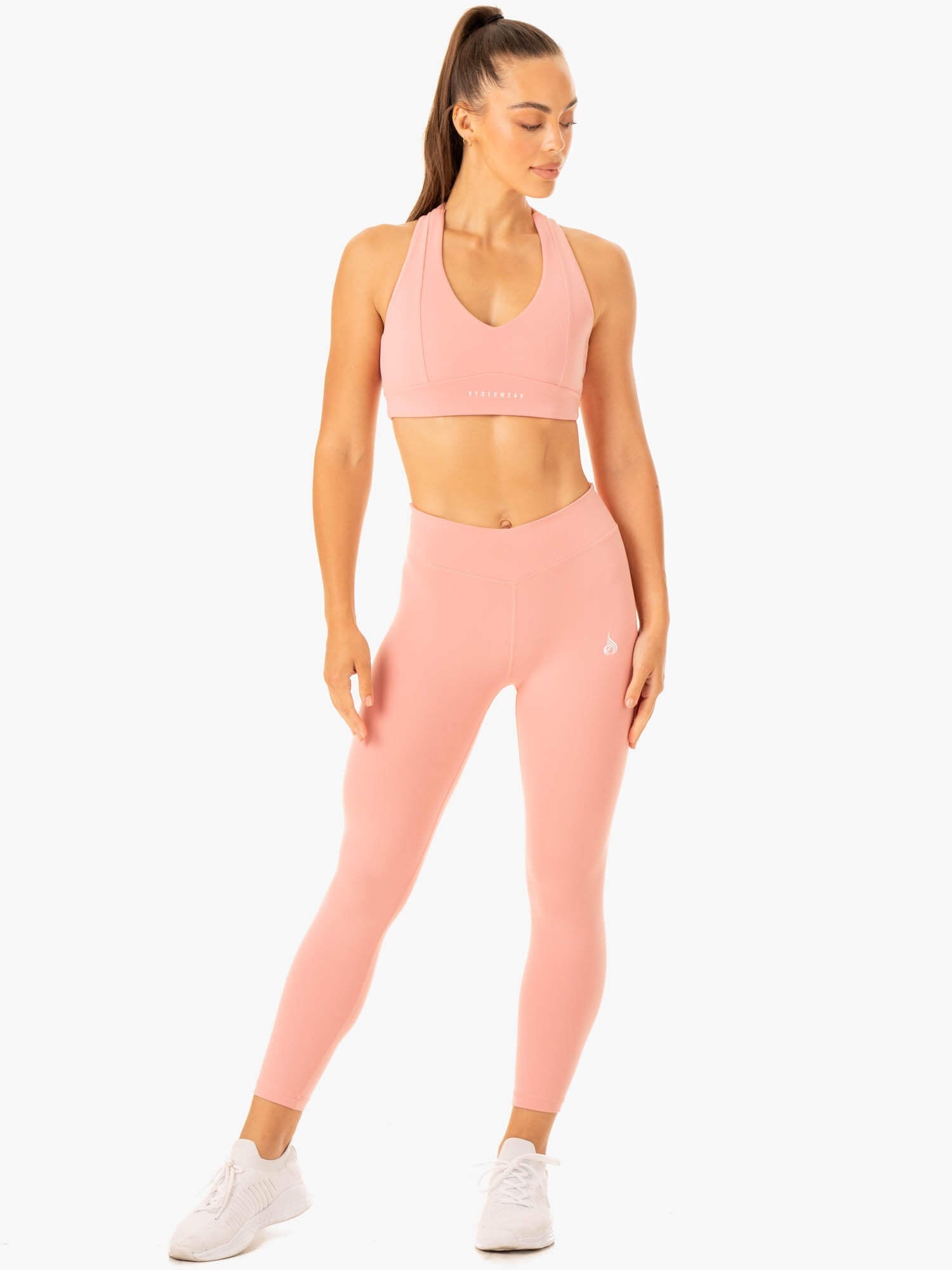 Revival Scrunch Bum Leggings for Women - High Waisted Tummy Control Yoga Pants in Pink | Perfect for Workout, Gym, Running & Casual Wear