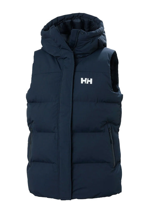 HELLY HANSEN Women's Adore Puffy Vest - Navy Blue Winter Jacket for Outdoor Activities & Casual Wear