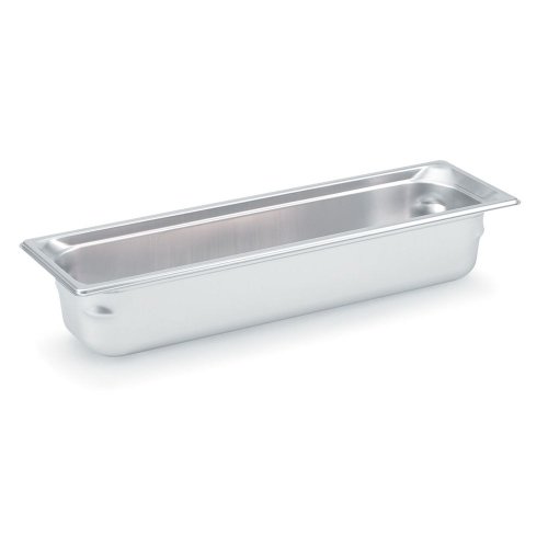 Vollrath Stainless Steel Long Steam Table Pan - Commercial Food Warmer for Buffets, Catering & Restaurants - Durable & Easy to Clean