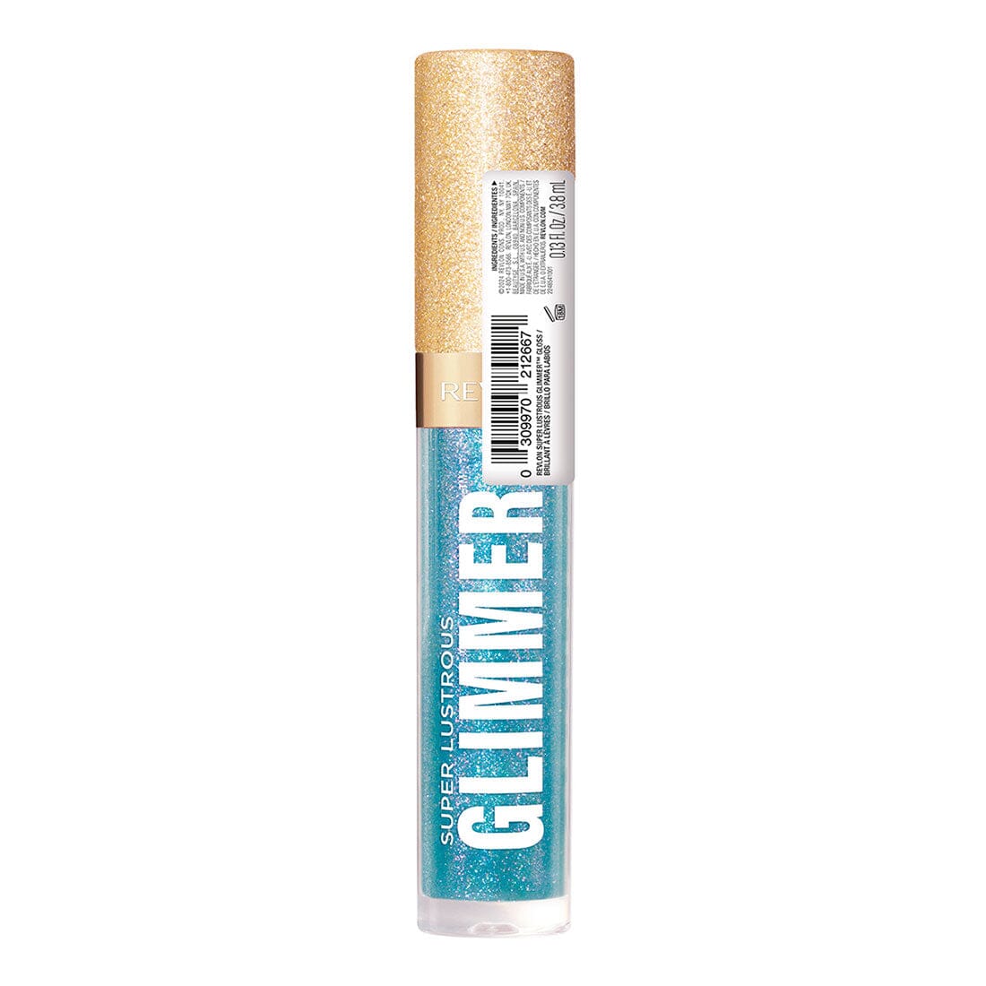 Revlon Super Lustrous Glimmer Gloss - Indigo Ice Shade (3.8ml) | High-Shine Lip Gloss for Everyday Wear & Special Occasions