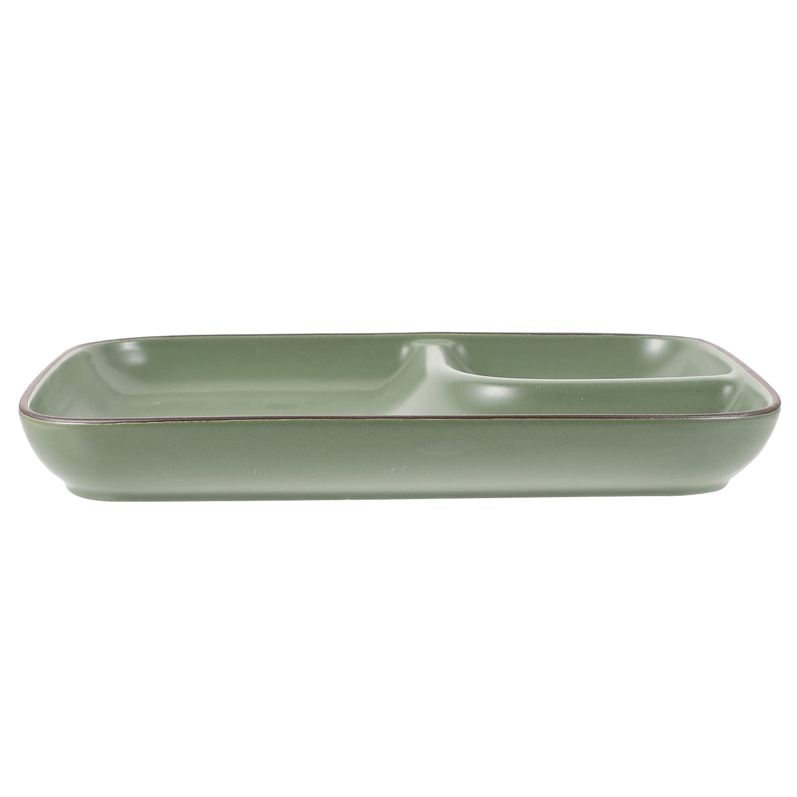 HEMOTON Ceramic Dumpling Plate with Dipping Saucer - Japanese Style Sushi, Dessert, Salad & Snack Serving Dish - Perfect for Party, Appetizers & Home Dining