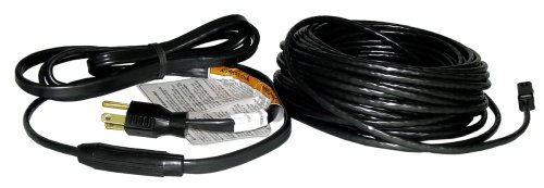 Easy Heat ADKS-500 100-Foot Roof De-Icing Cable - Self-Regulating Heating Cable for Snow & Ice Melting - Perfect for Gutters, Roof Edges & Downspouts in Winter
