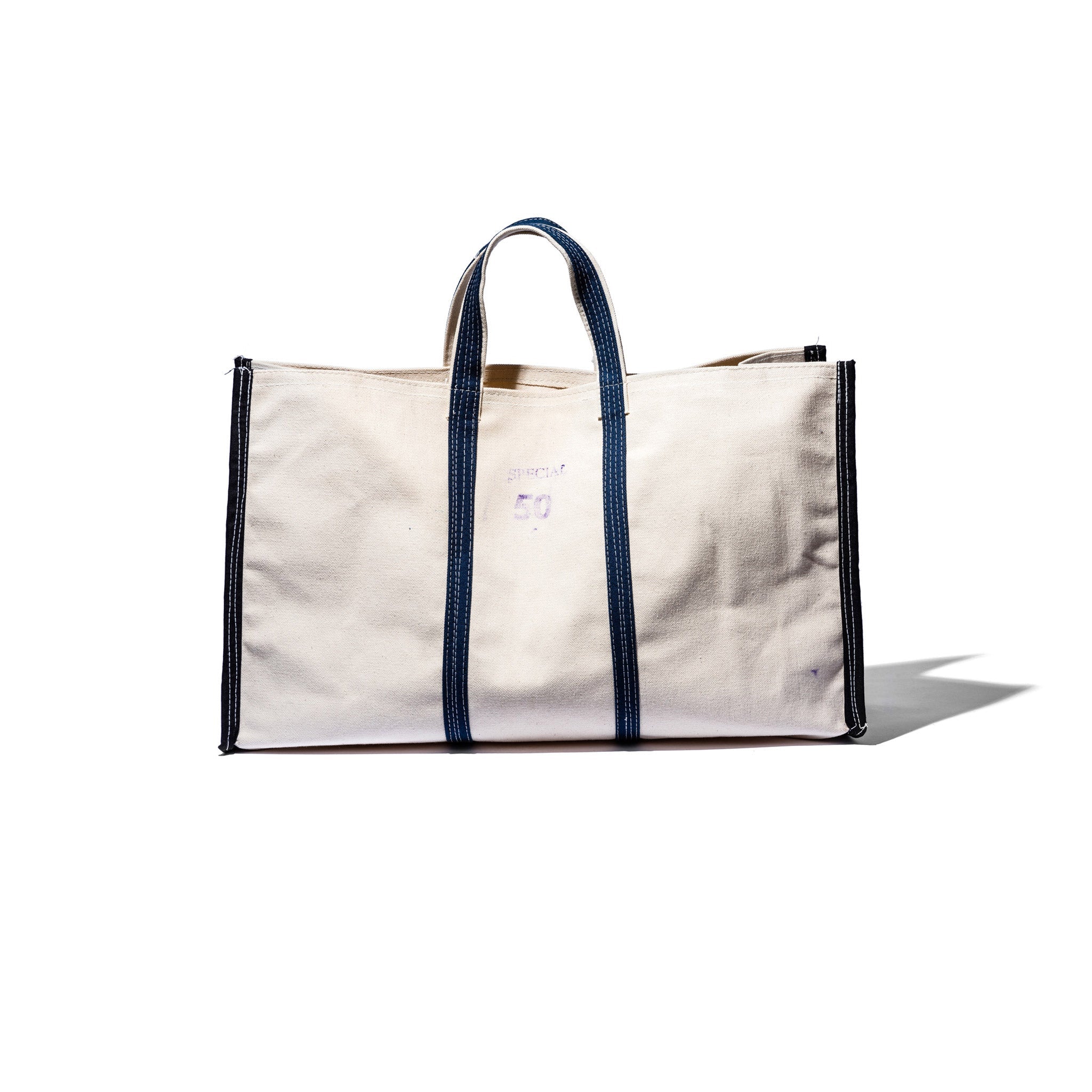 Eco-Friendly Cotton Market Tote Bag - Reusable Grocery Shopping Bag with Reinforced Handles for Farmers Market, Beach & Daily Use