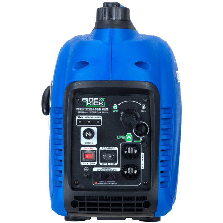 DuroMax XP2200EH 2200W Dual Fuel Portable Generator - Gas & Propane Powered - Ideal for Camping, Home Backup & Emergency Power Supply