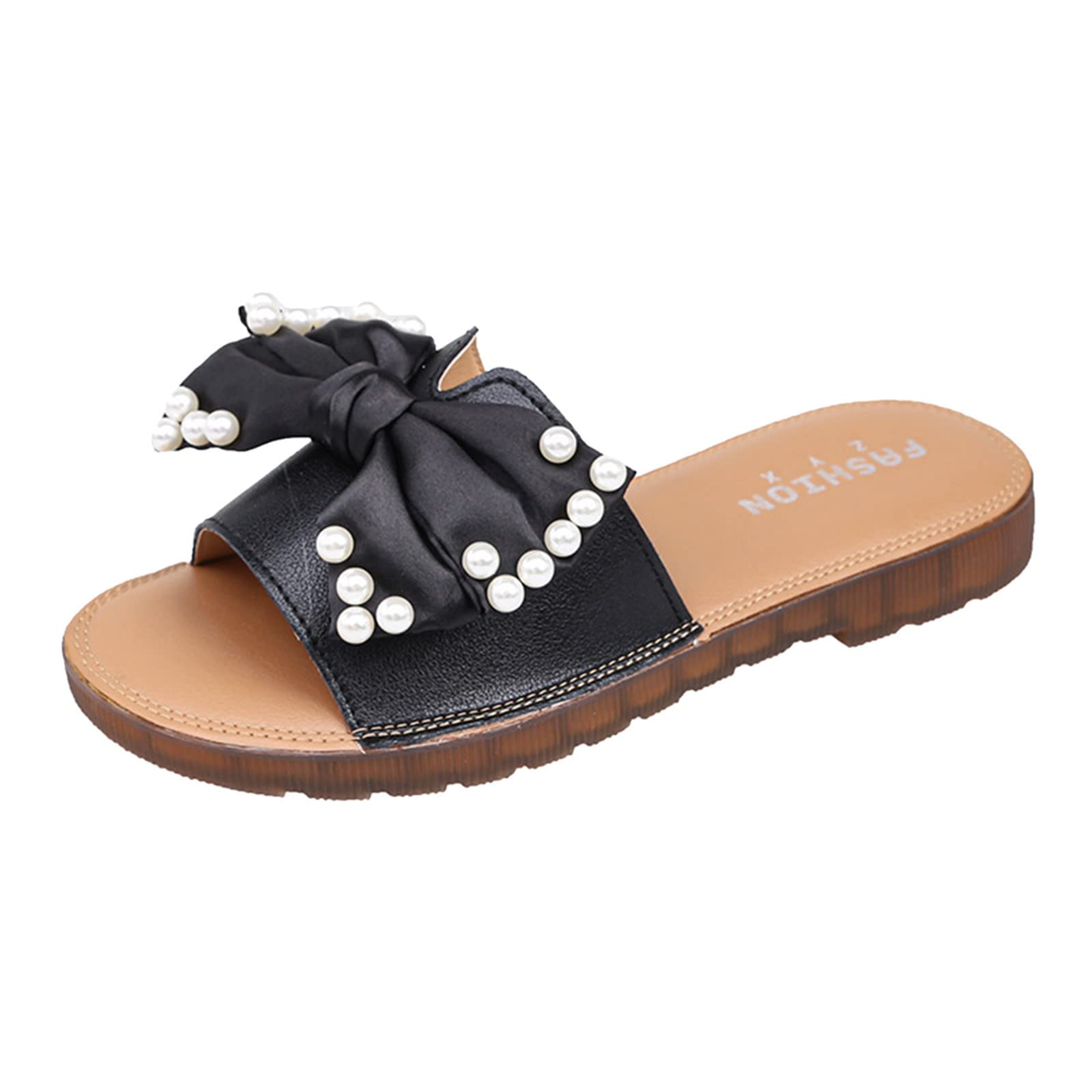 Women's White Furry Slides - Soft Plush Flat Sandals for Women | Comfortable Casual House Slippers for Lounge, Home, and Outdoor Wear