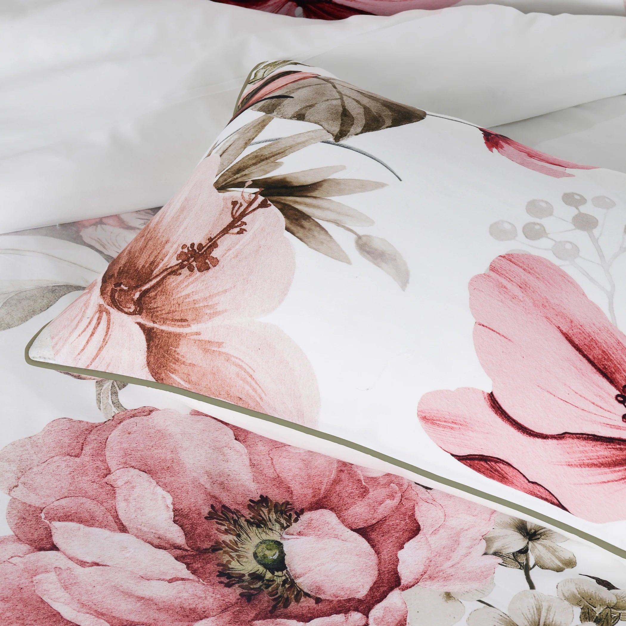 Eliana White Quilt Cover Set by Bianca - Luxury 100% Cotton Queen Size Bedding Set with Pillowcases, Soft & Breathable for All Seasons - Perfect for Master Bedroom, Guest Room, and Hotel Decor