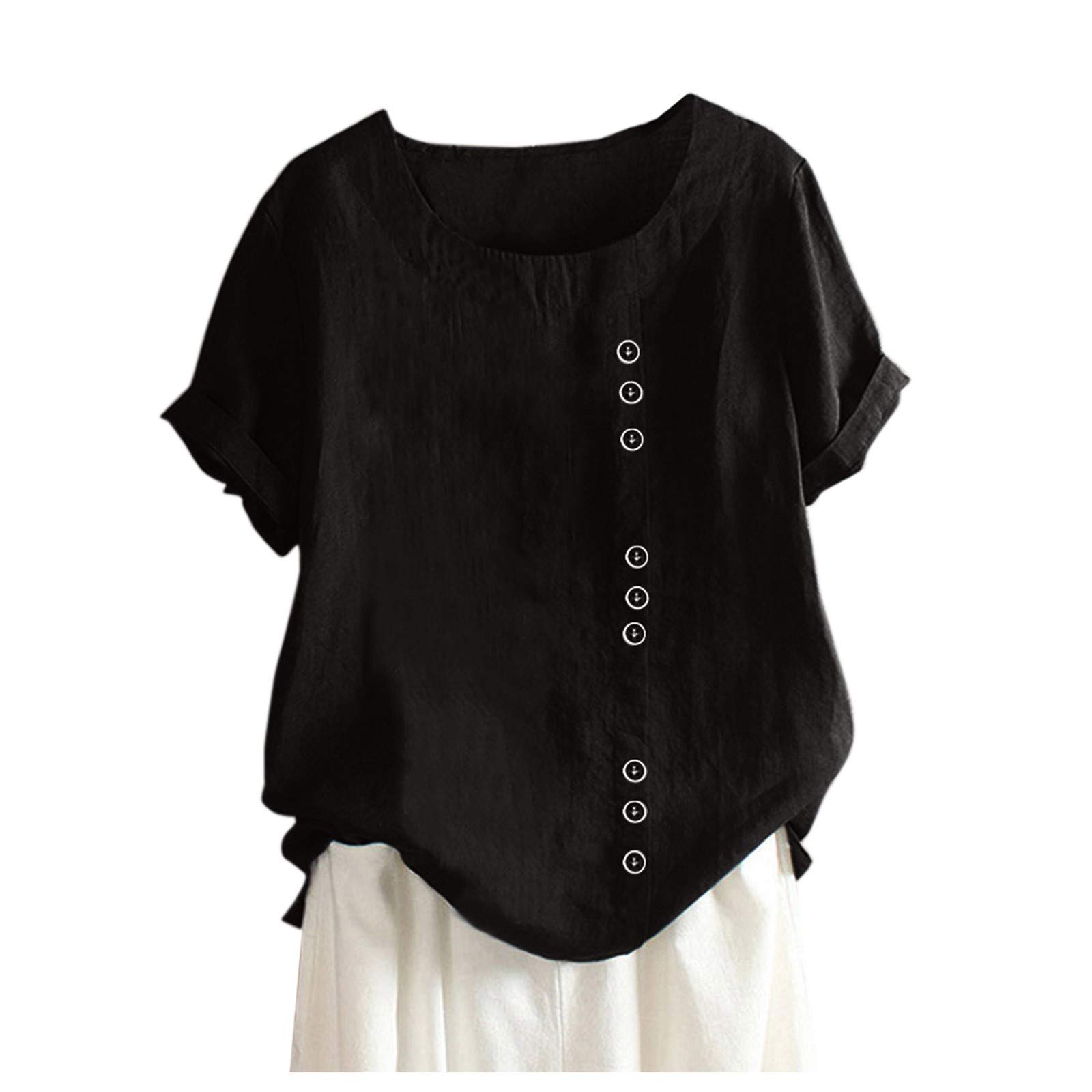 Sunflower Graphic T-Shirt for Women - Short Sleeve Summer Casual Tee Top - Perfect for Beach Outings, Picnics & Everyday Wear