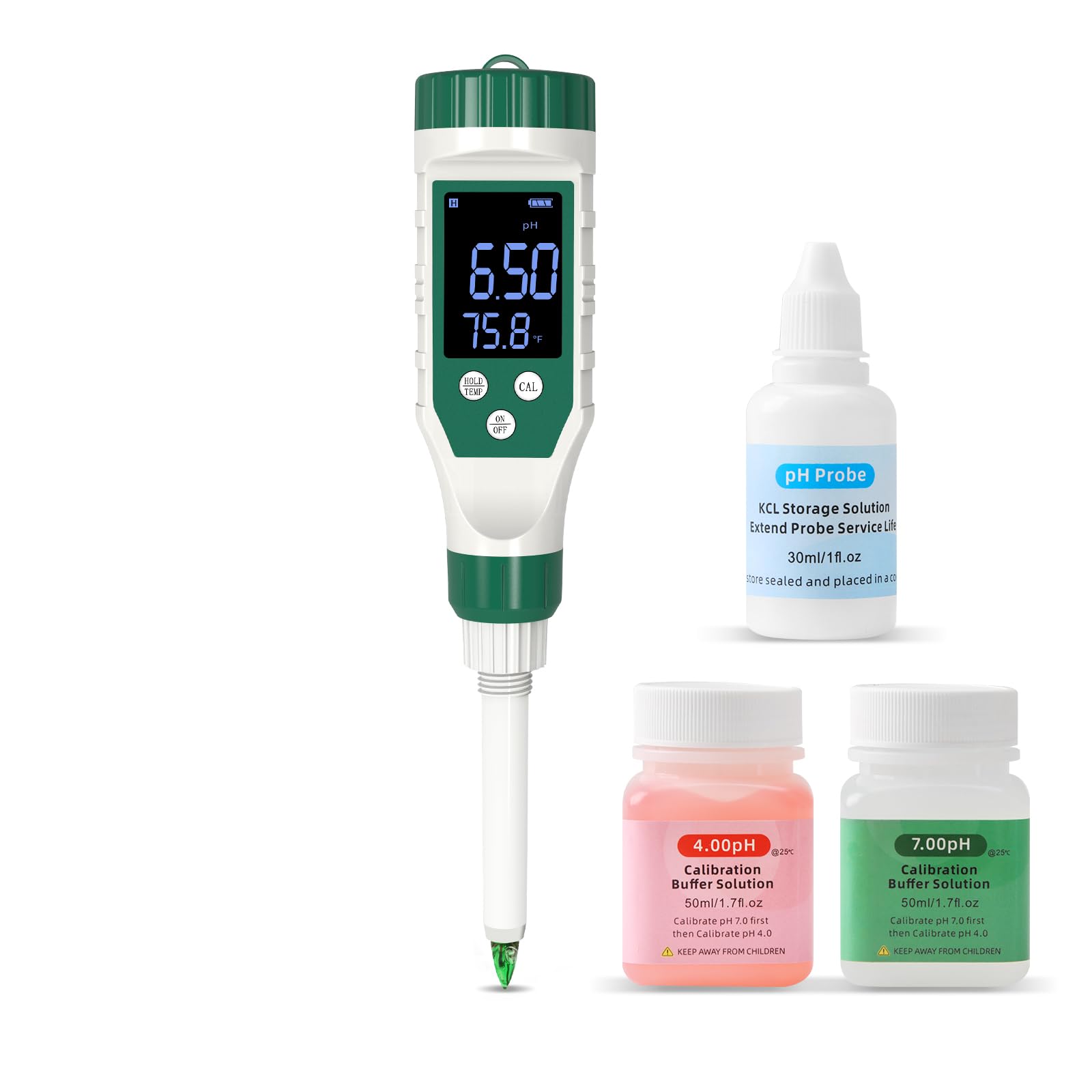 **High Accuracy Digital pH Meter for Food - 0.01 Resolution pH Tester for Sourdough, Bread Canning, Meat, Cheese & Water | Perfect for Home Brewing, Cooking & Food Safety Testing**