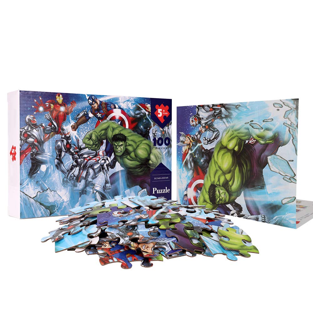 100-Piece Educational Jigsaw Puzzle for Kids Ages 5-12 | Fun Learning Toy | Cardboard Puzzle for Boys & Girls | Perfect for Family Game Night & Classroom Activities