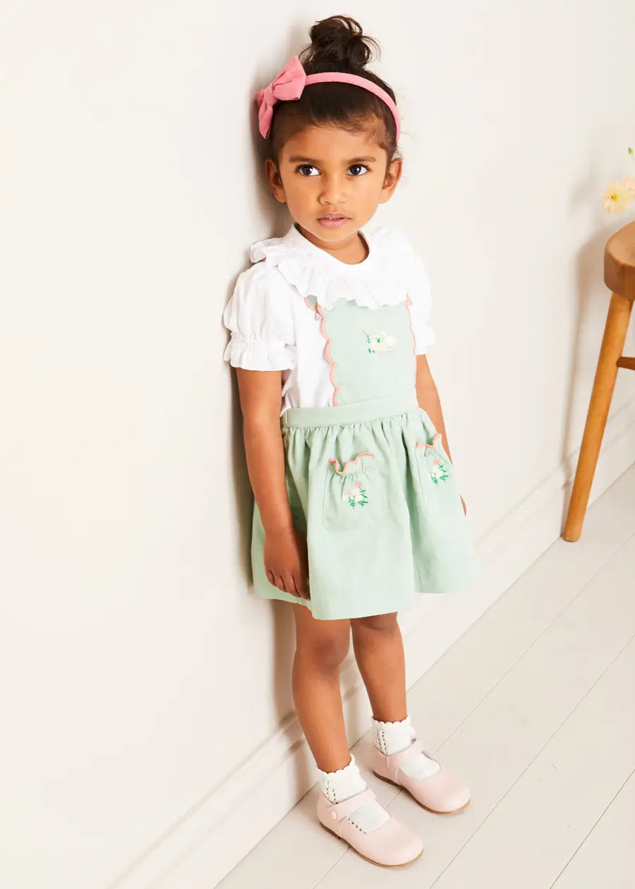 Duck Embroidered Skirt for Toddler Girls | Cute Casual Outfit for Playdates & Photoshoots