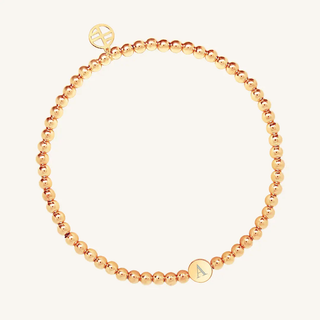 Etch Alpha Letter Bracelet - Personalized Custom Name Bracelet for Women & Men - Perfect for Gifts, Anniversaries, and Everyday Wear