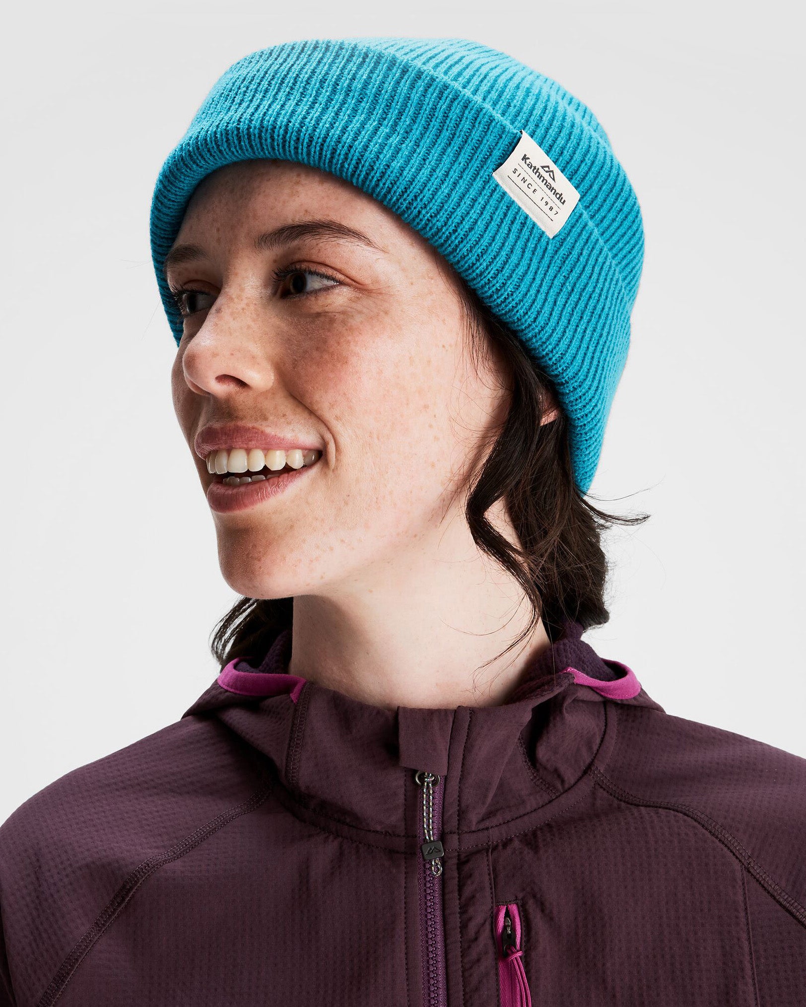Fyfe Beanie Hat for Men & Women - Soft Knit Winter Beanie with Eddy Design - Warm Fleece Lined Skull Cap for Cold Weather - Perfect for Skiing, Snowboarding & Outdoor Activities