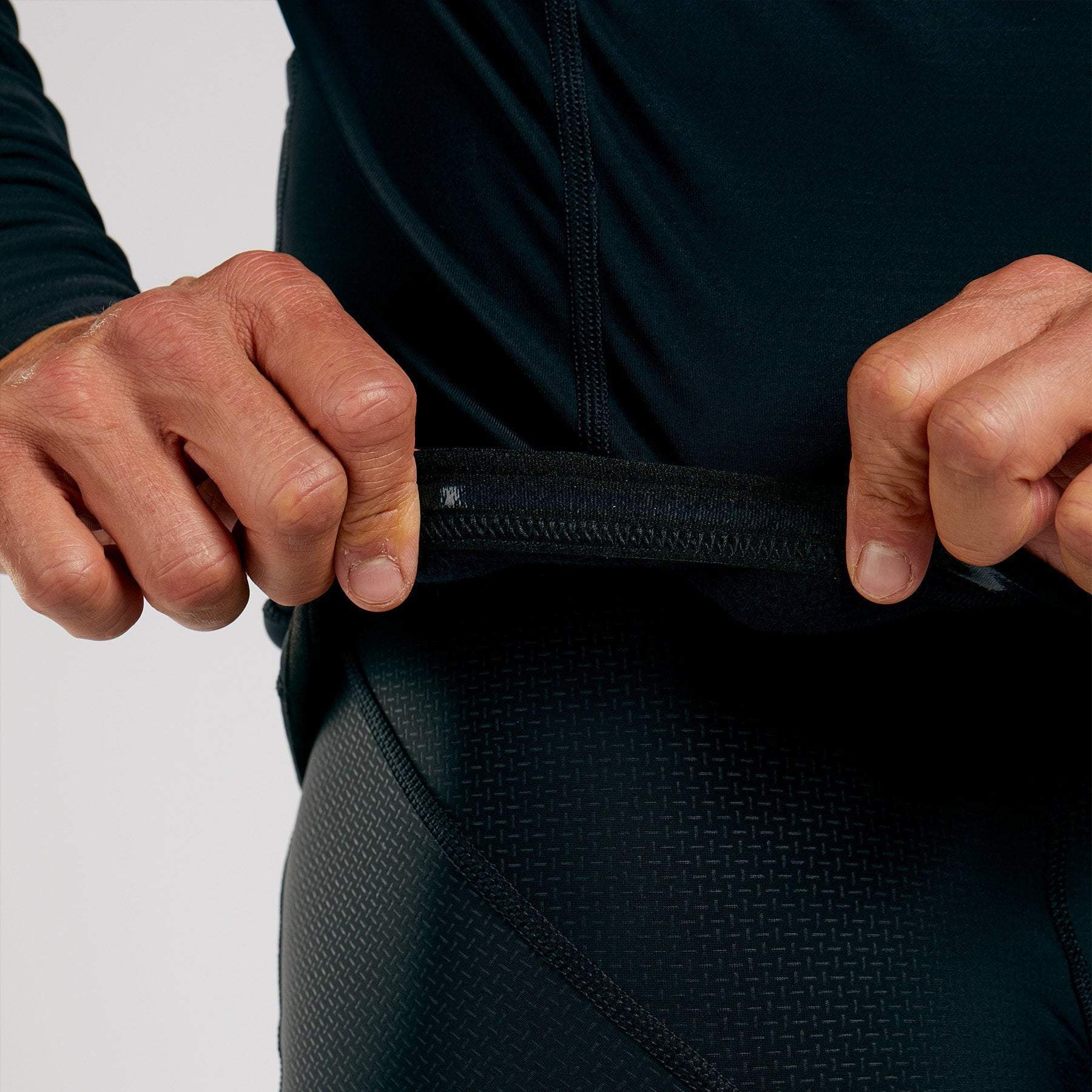 Men's Elite Cycling Thermal Jersey - Black | Breathable & Moisture-Wicking for Cold Weather Rides | Perfect for Winter Training & Outdoor Biking