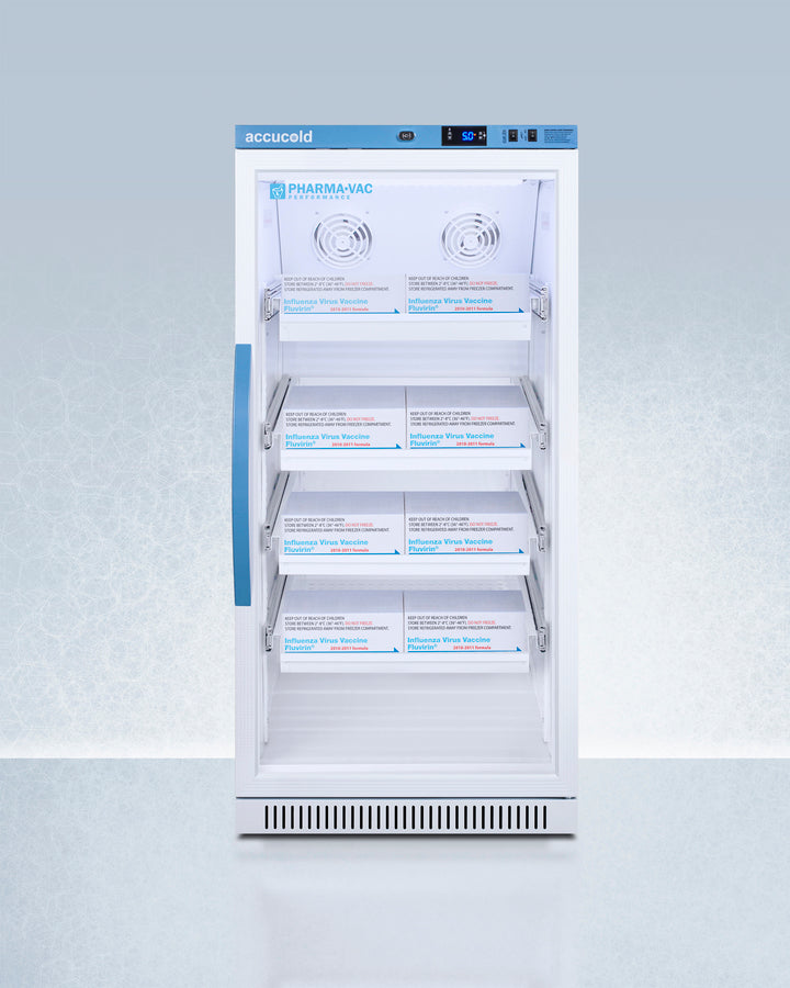 Accucold 8 Cu.Ft. Upright Vaccine Refrigerator with Removable Drawers - Medical Grade Storage for Vaccines, Medications & Laboratory Use - Perfect for Clinics, Pharmacies & Research Facilities