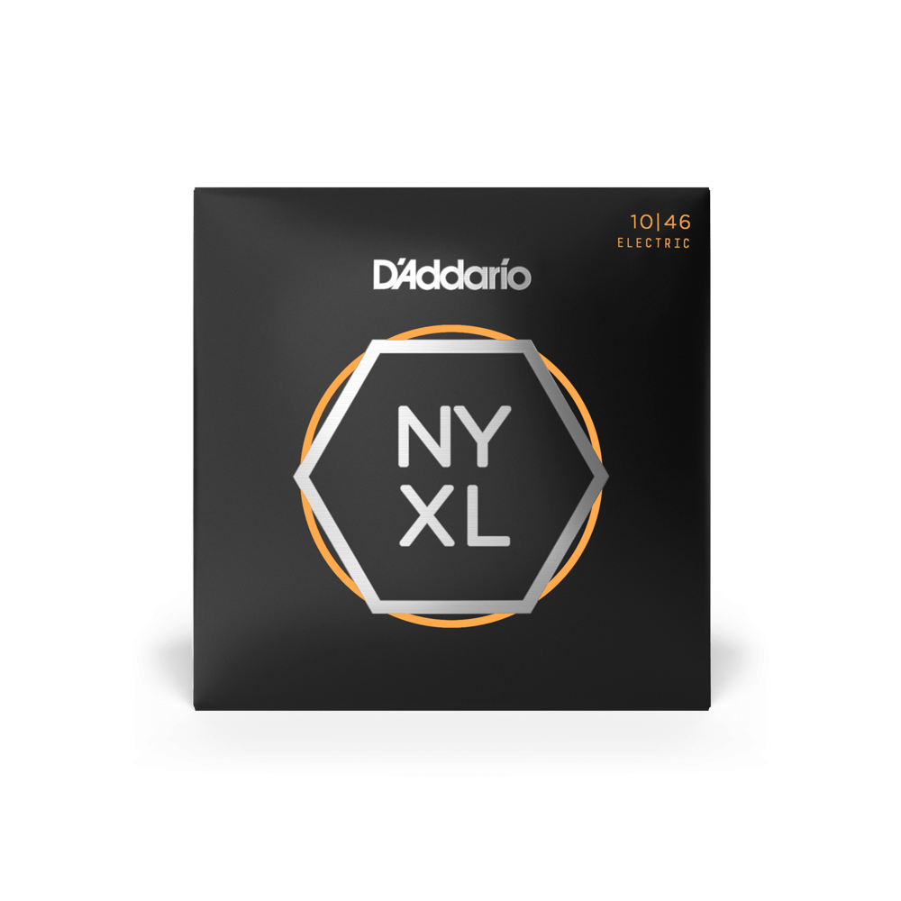 D'Addario NYXL1046 NYXL Nickel Electric Guitar Strings 10-46 Regular Light Gauge - Perfect for Rock, Blues & Studio Recording