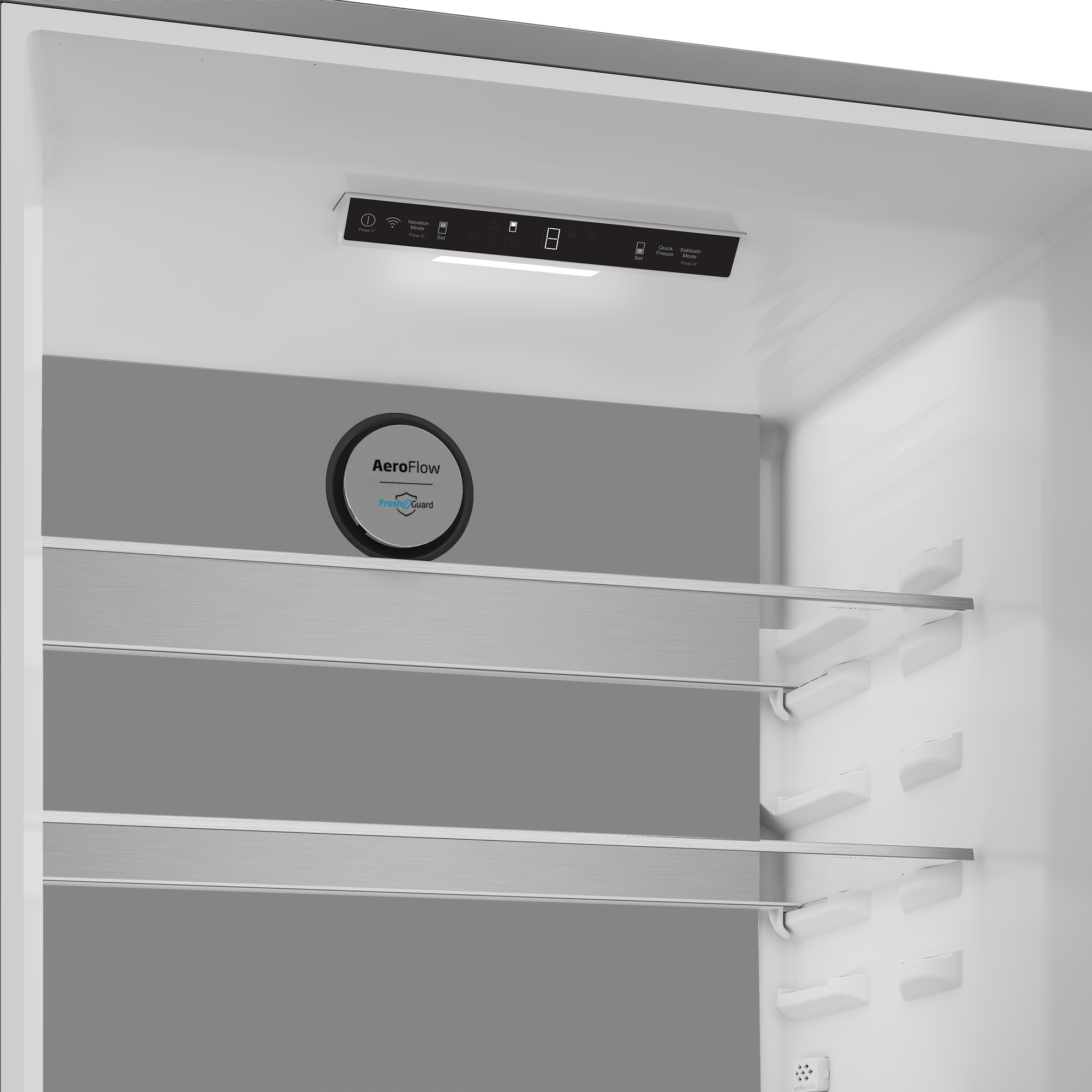 Beko BFBD30216SSIML 30-Inch Bottom Freezer Refrigerator with HarvestFresh Technology - Energy Efficient Stainless Steel French Door Fridge for Kitchen & Home Storage