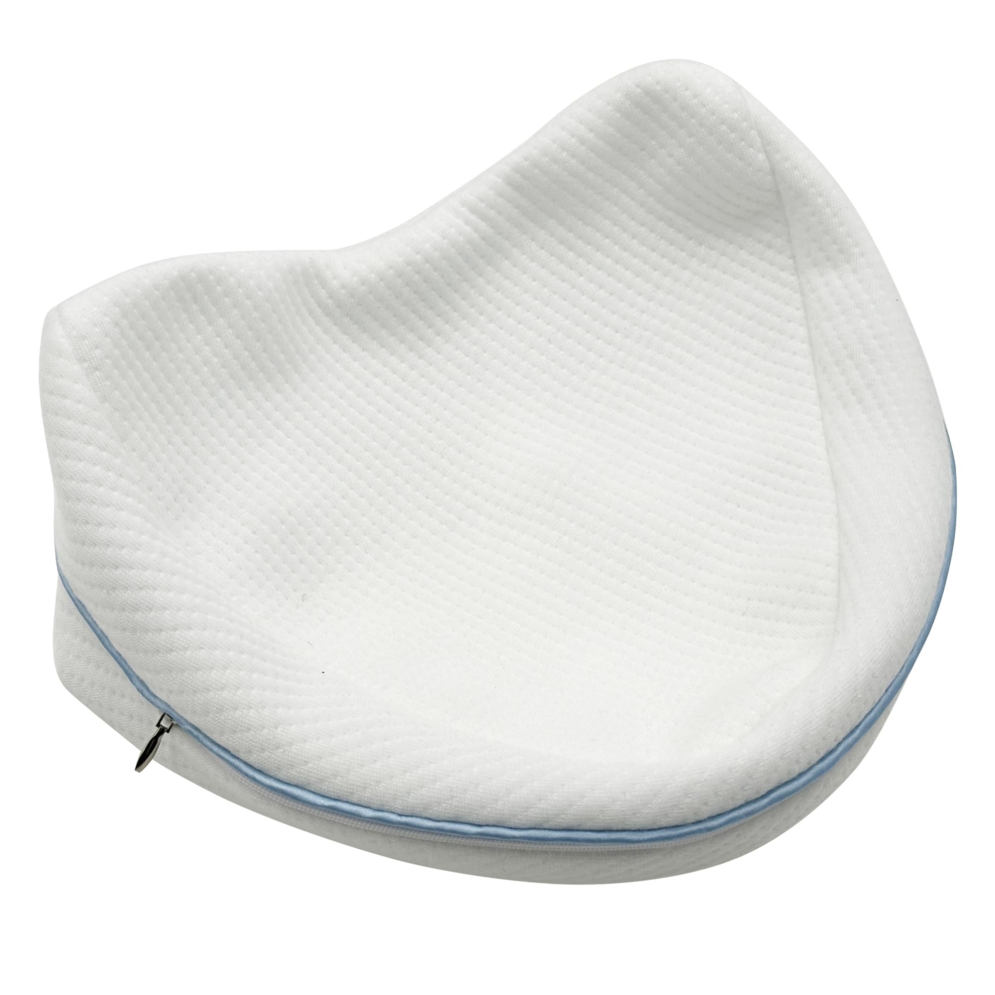 Contour Legacy Leg & Knee Foam Support Pillow Replacement Cover - White | Breathable & Washable Pillowcase for Pain Relief & Comfort | Perfect for Post-Surgery, Arthritis & Side Sleepers