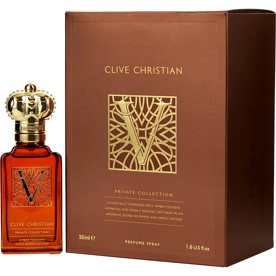Clive Christian V Amber Fougere 50ML Eau de Parfum Spray for Men - Luxury Fragrance for Date Nights & Special Occasions
