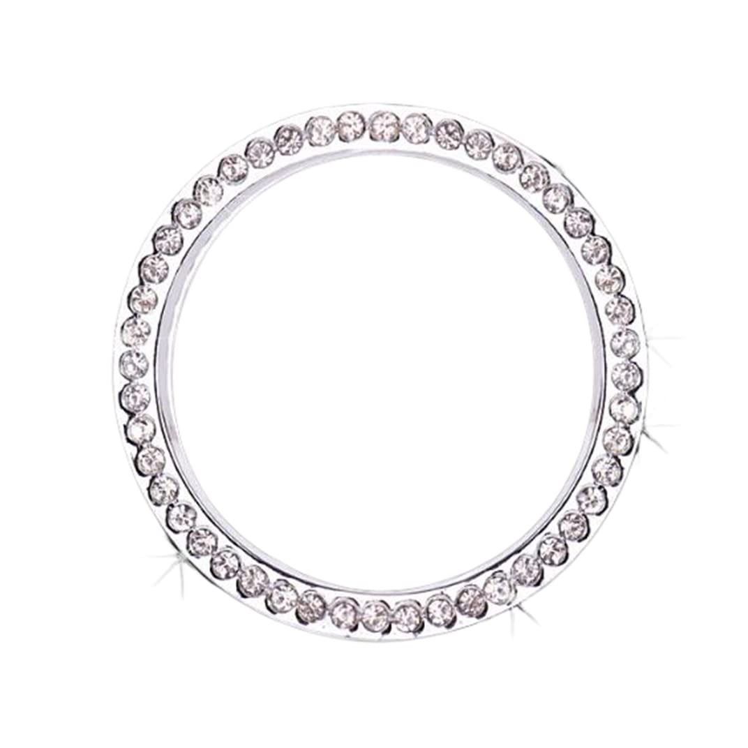 Luxury Rhinestone Car Clock for Lexus ES250 ES300 (2013-2017) - Silver Bling Accessory | Dashboard Decor & Gift for Car Enthusiasts
