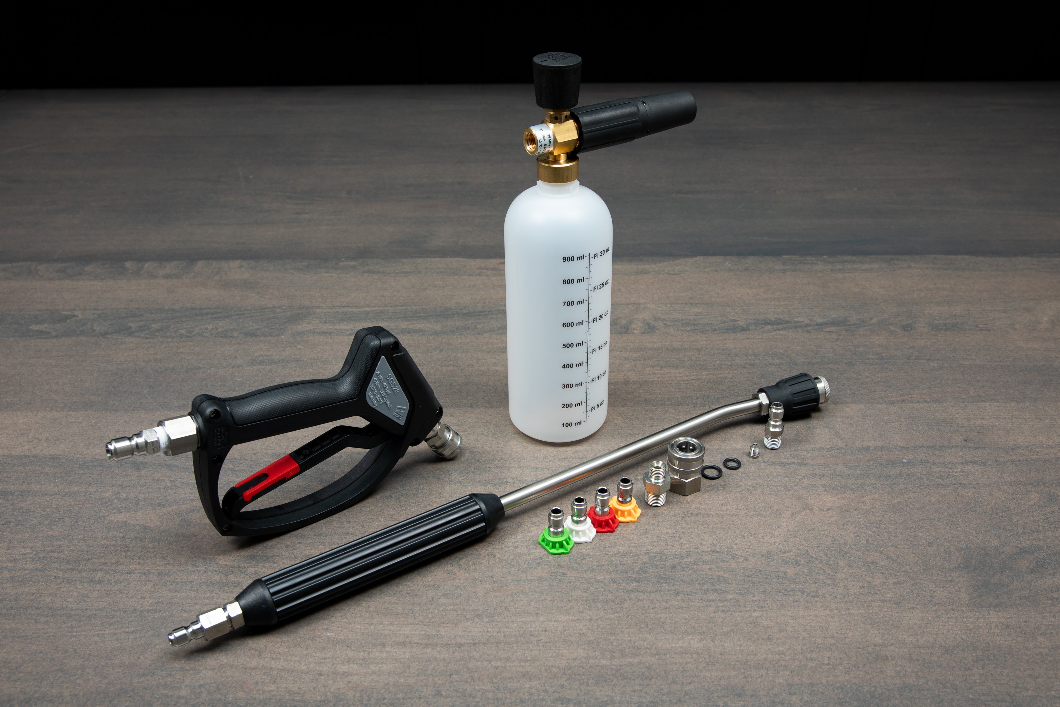 Comet Sprayer Wand Foam Cannon Upgrade Kit for Pressure Washer - Car Detailing, Home Cleaning & Outdoor Washing Accessories
