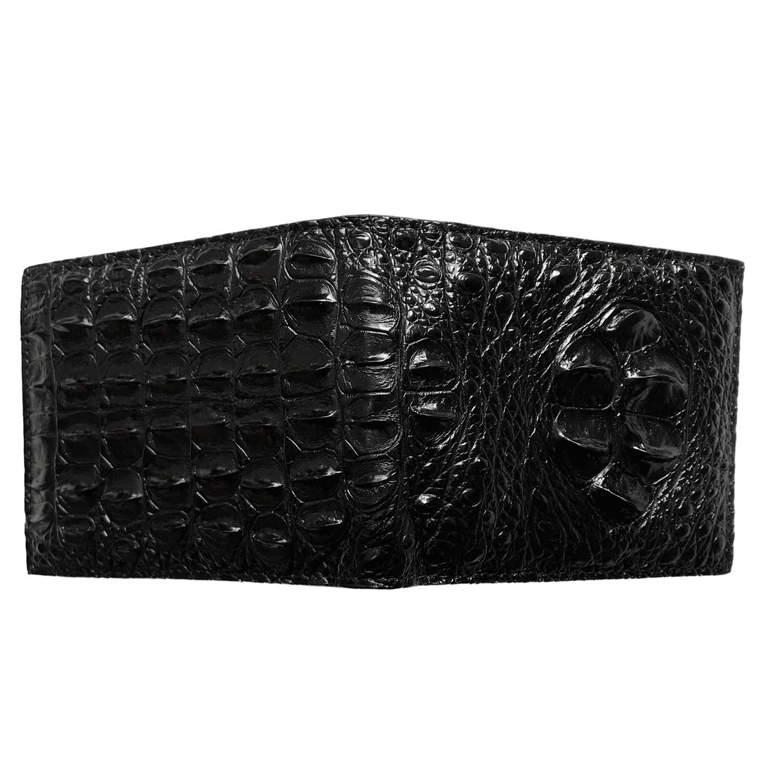 Genuine Men's Alligator Leather Wallet - Luxury Crocodile Skin Billfold for Men - Perfect Christmas & Birthday Gift for Him - Ideal for Business, Travel & Everyday Use