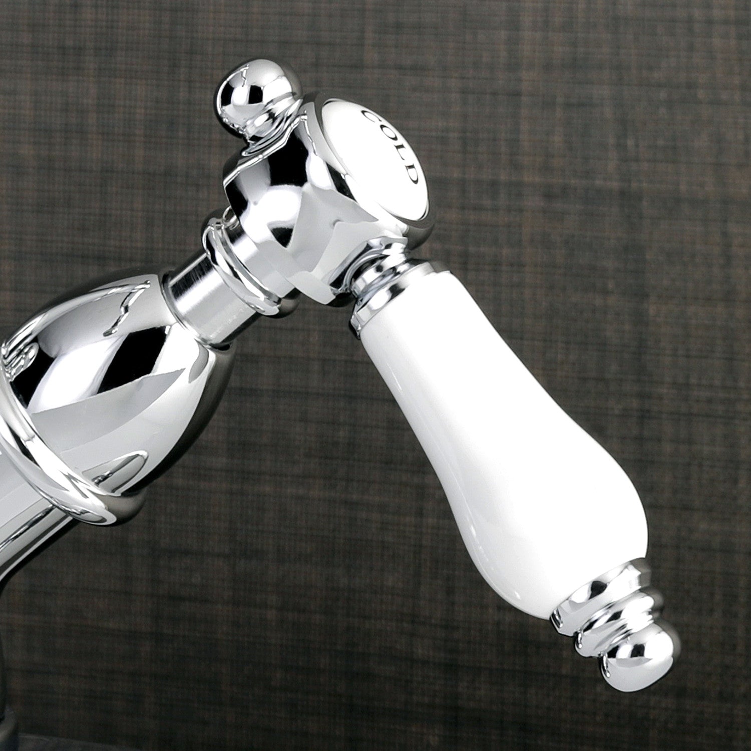 Bel Air KS1431BPL Double Handle 4-Inch Centerset Bathroom Faucet - 1 or 3 Hole Deck Mount with Brass Pop Up Drain - Polished Chrome Finish - Perfect for Bathroom Vanity and Sink Upgrades