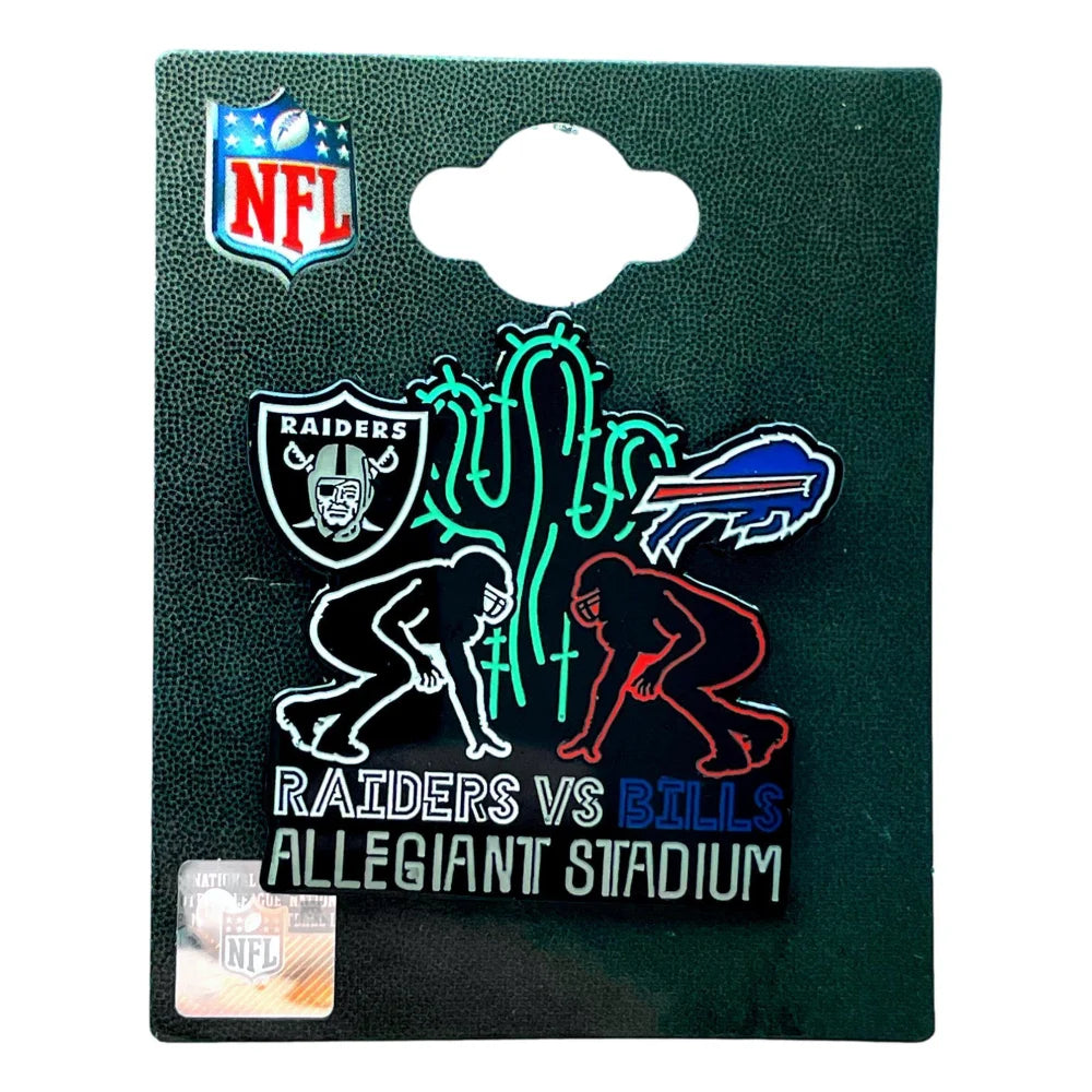 Las Vegas Raiders 2020 Inaugural Season Limited Edition Game Day Collectible Pin vs Buffalo Bills - Perfect for NFL Fans, Sports Memorabilia Collectors, and Game Day Souvenirs