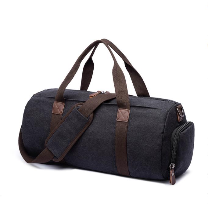 Lugano Canvas Weekender Bag - Durable Travel Duffle Bag for Men & Women | Perfect for Weekend Getaways, Gym, Work & Overnight Trips
