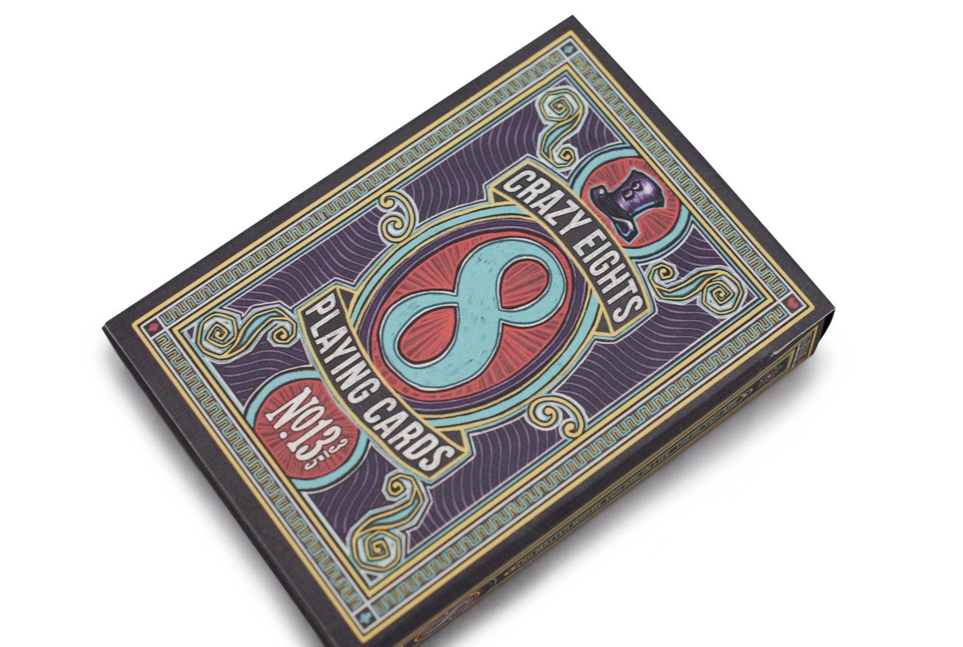 Crazy 8s Fun Card Game for Kids & Adults - Family Party Game Night, Travel Entertainment, Icebreaker Activity for Groups & Gatherings