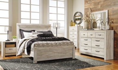 Bellaby Dresser with Mirror - Modern Bedroom Dresser with 6 Drawers & Full-Length Mirror - Perfect for Bedroom Storage, Dorm Room, or Guest Room Organization