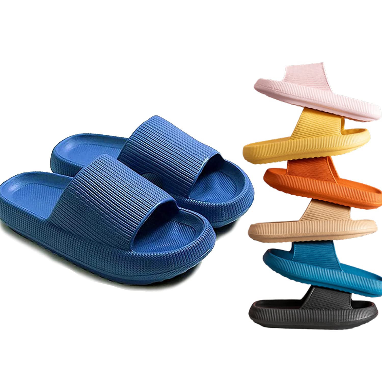 Foggs Japan Slippers - Ultra Soft Non-Slip Indoor Slippers for Men & Women | Cozy Home Comfort, Spa Relaxation & Hotel Style Footwear