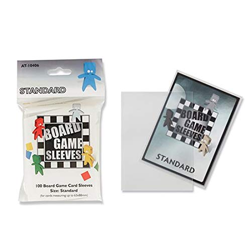 5 Packs Arcane Tinmen Board Game Sleeves - 100ct Standard Size Card Protectors for MTG, Pokemon & Yugioh - Perfect for Game Nights & Card Collection Protection