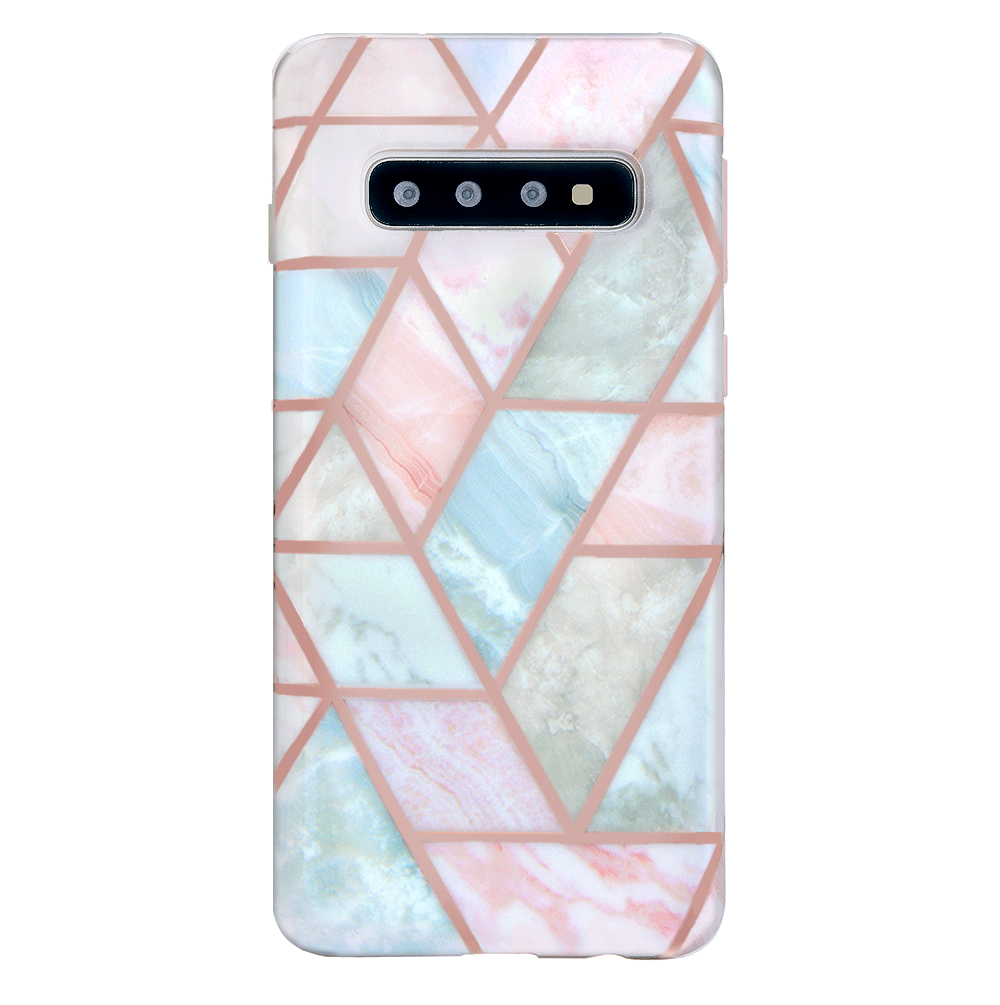 Geometric Marble Samsung Phone Case - Stylish Protective Cover for Samsung Galaxy S21/S20/Note 20 - Perfect for Everyday Use, Work & Travel