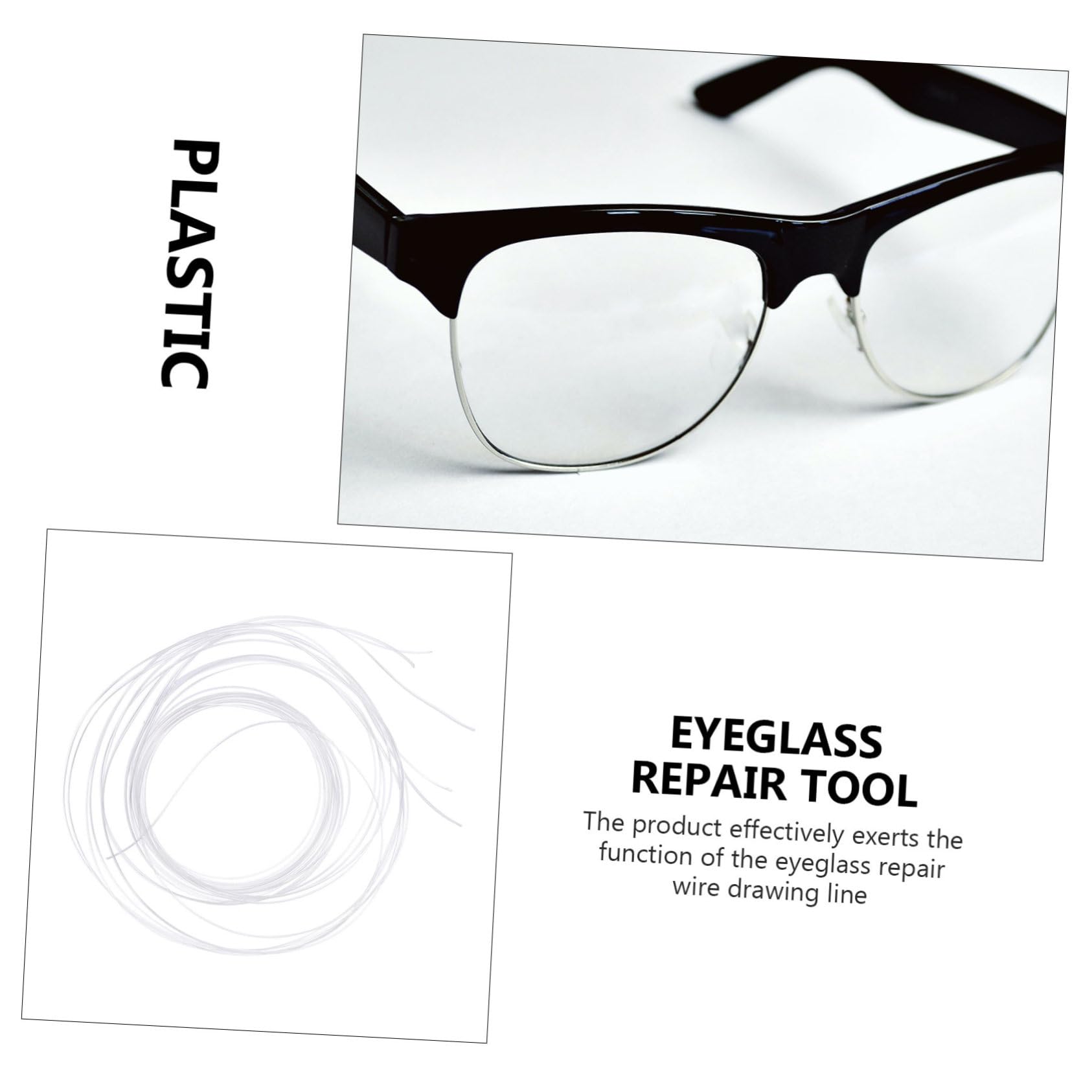 6-Pack Eyeglass Repair Kit with Nose Pads & Screws - Premium Glasses Accessories for Half-Rim Frames - Jewelry & Eyewear Repair Tools Set - Perfect for Home, Office & Travel Use
