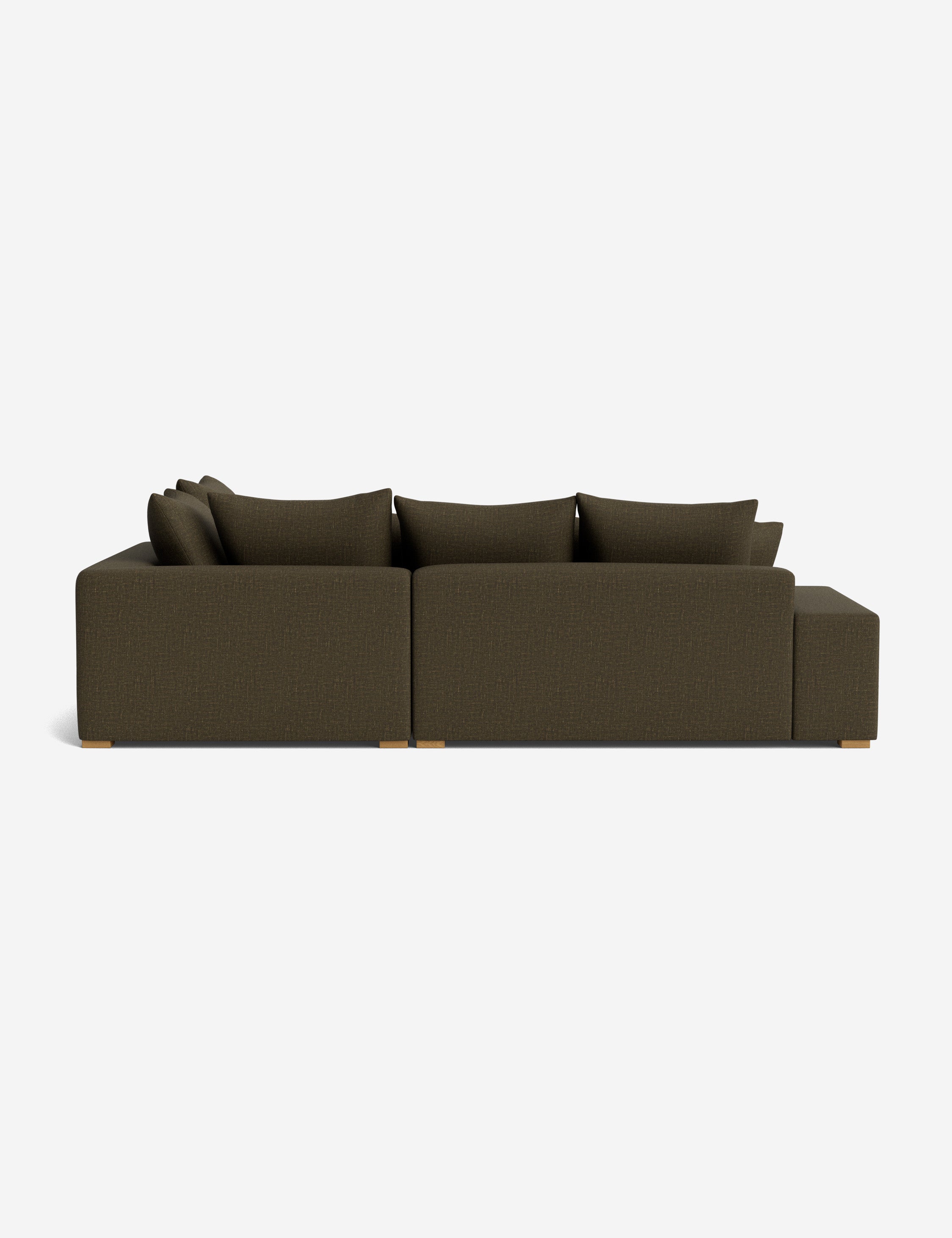 Stylish Clayton Sectional Sofa - Modern L-Shaped Couch for Living Room, Home Theater & Lounge Areas | Comfortable Fabric Upholstery & Spacious Seating