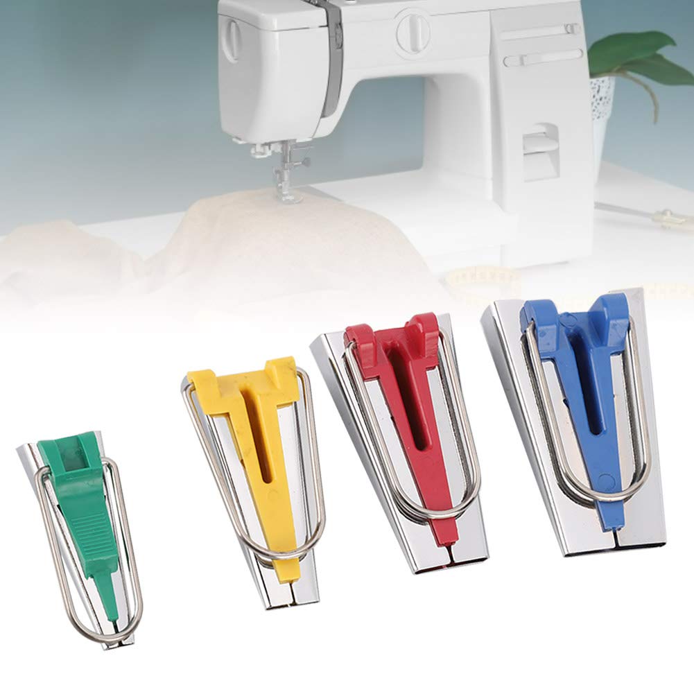Portable Sewing Tools - Lightweight Durable Bias Tape Maker for Quilting, DIY Crafts & Dressmaking | Perfect for Fabric Trims, Accent Borders & Home Decor Projects
