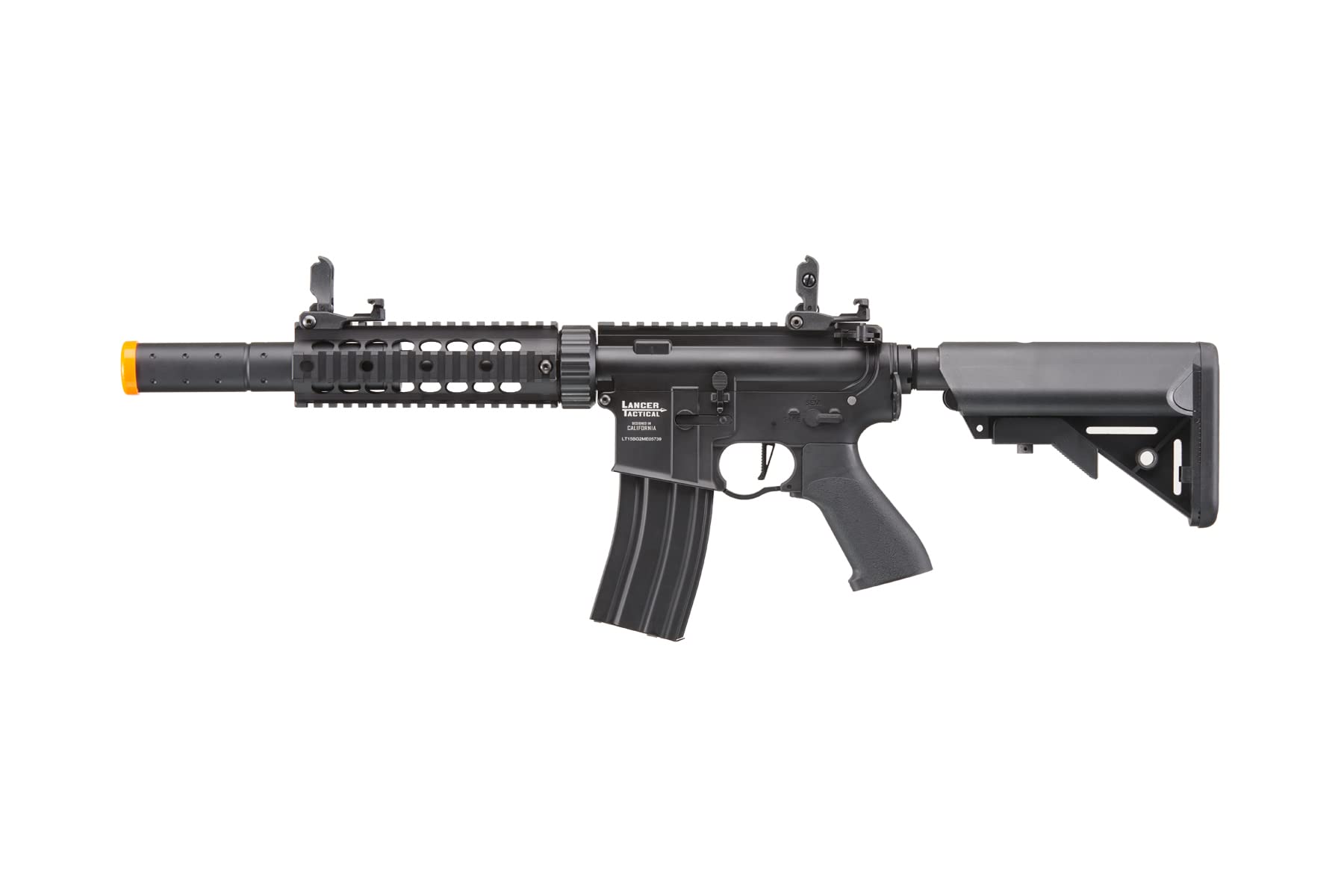 Lancer Tactical Gen 2 Proline Full Steel Airsoft AEG Rifle - M4 Style with Fast Trigger & MOSFET | Includes Battery & Charger | Perfect for Airsoft Battles, Training & Tactical Games