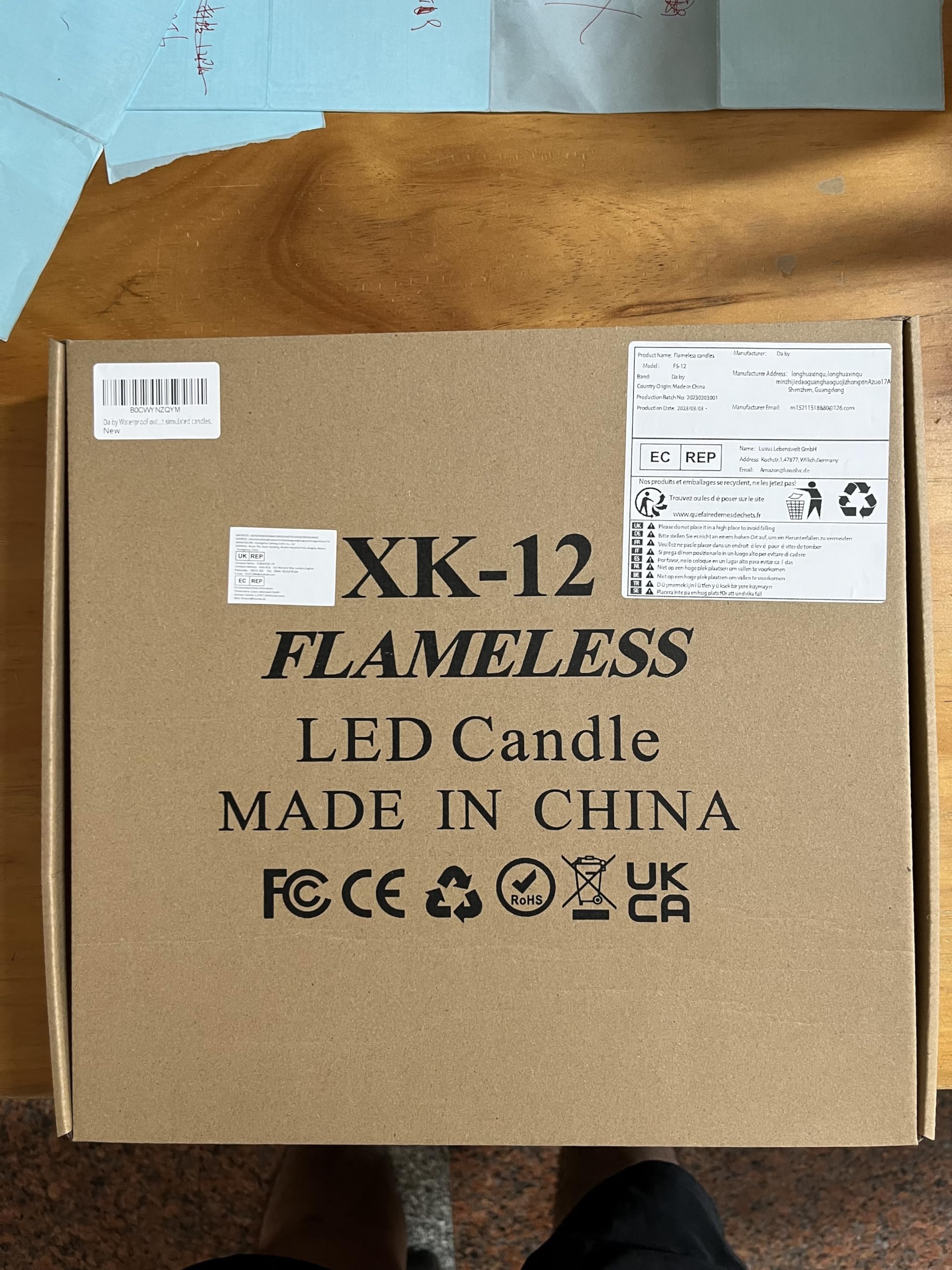 Waterproof Flameless LED Candles - 12PCS Outdoor Battery Candles for Patio & Garden