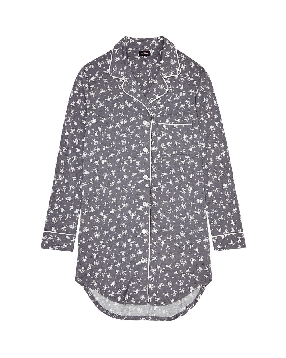 Bella Women's Printed Sleep Shirt - Soft Cotton Nightshirt for Lounge & Sleep - Perfect for Relaxing at Home, Sleepovers & Travel