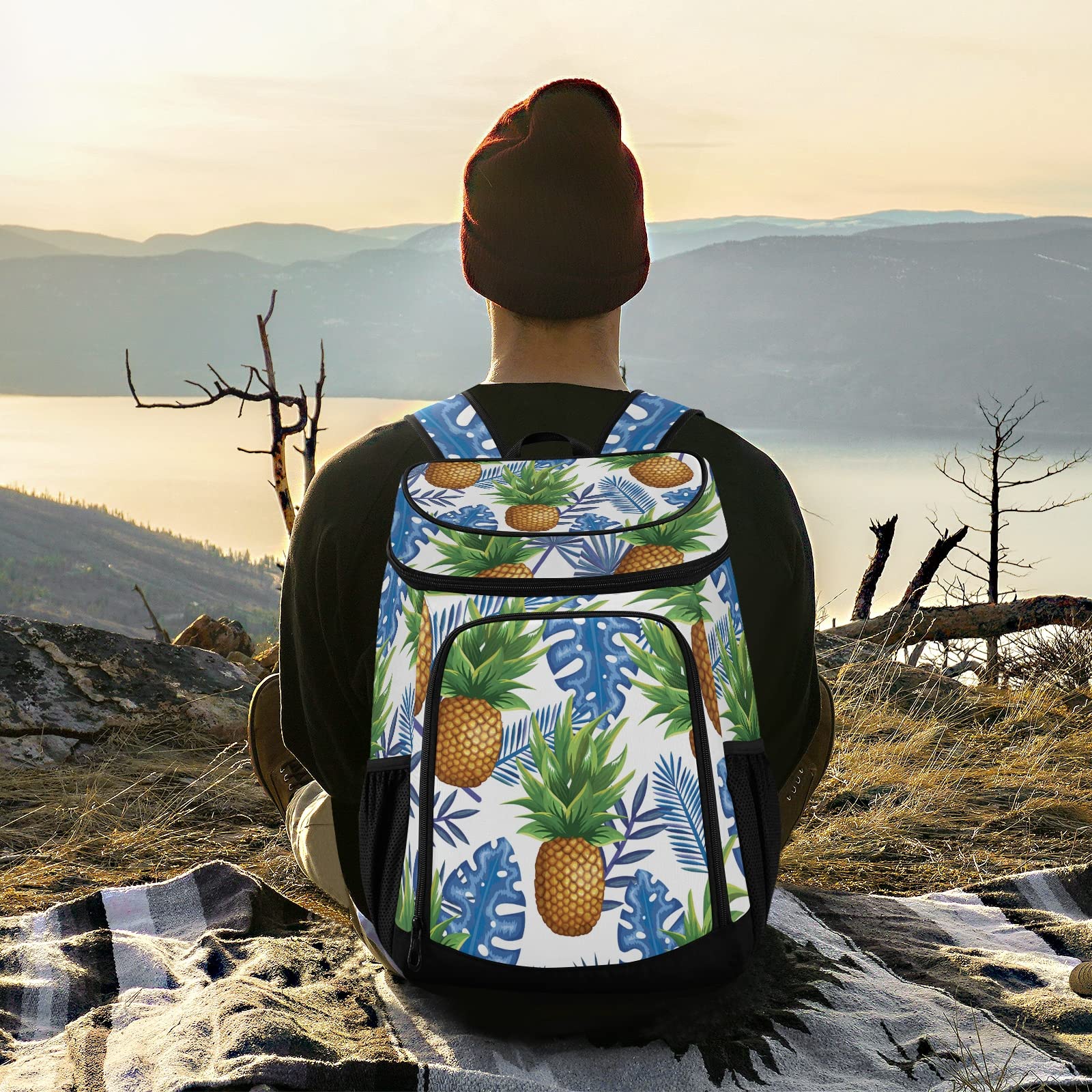 Insulated Cooler Backpack for Women & Men - Leakproof Picnic Lunch Bag for Beach, Work, Hiking, Camping, Park & Day Trips - Perfect for Outdoor Adventures, Travel & Daily Commute