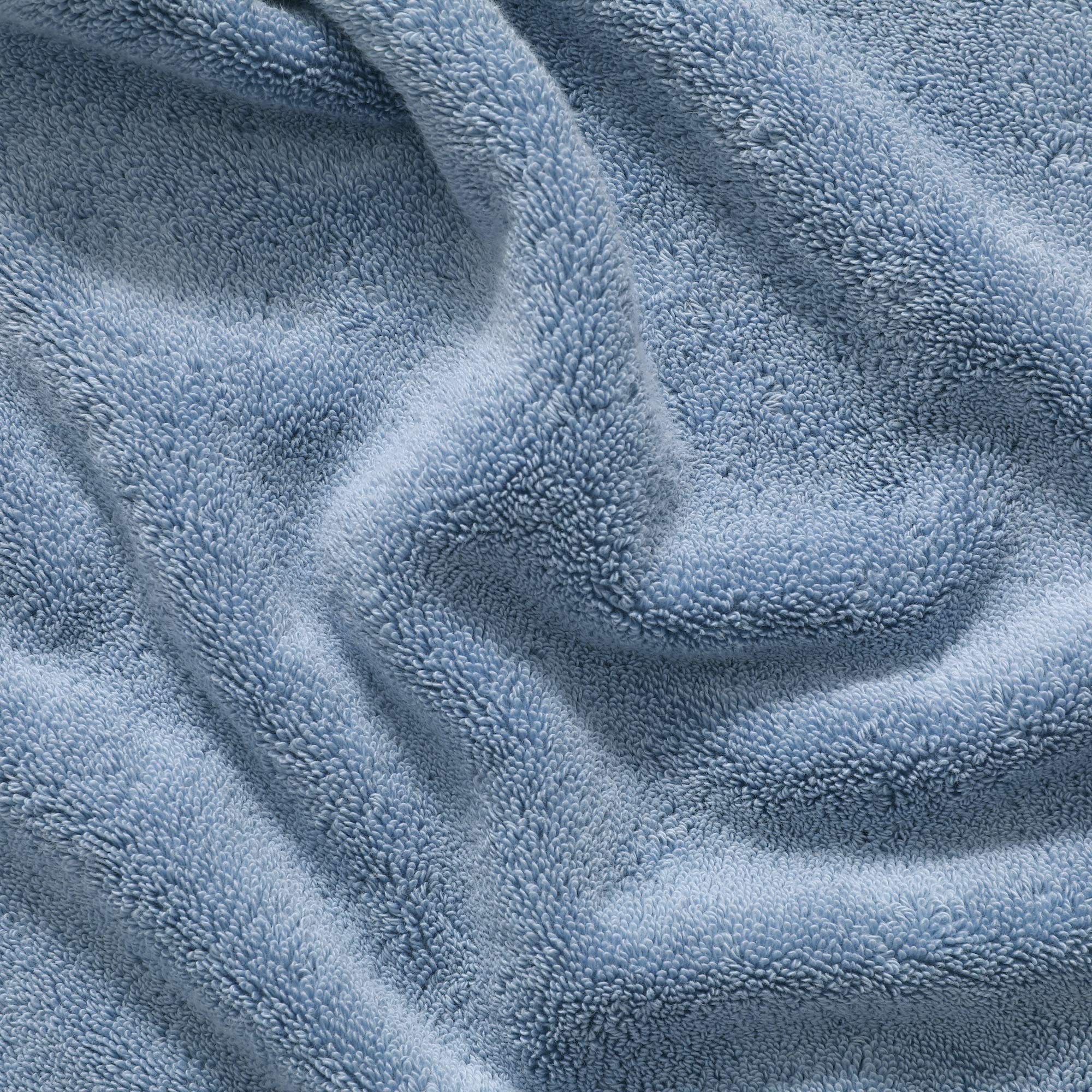 Brooklinen Super-Plush Turkish Cotton Bath Towels - Set of 2, Ocean Blue, 100% Premium Cotton | Ultra Soft & Absorbent Luxury Spa Towels for Bathroom, Beach & Hotel Use