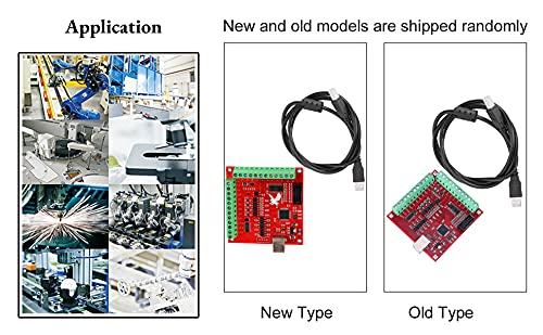 Fafeicy USB 100KHz 4-Axis CNC Motion Controller Card for Stepper & Servo Motors - Perfect for CNC Engraving, Milling, Laser Cutting and DIY Automation Projects